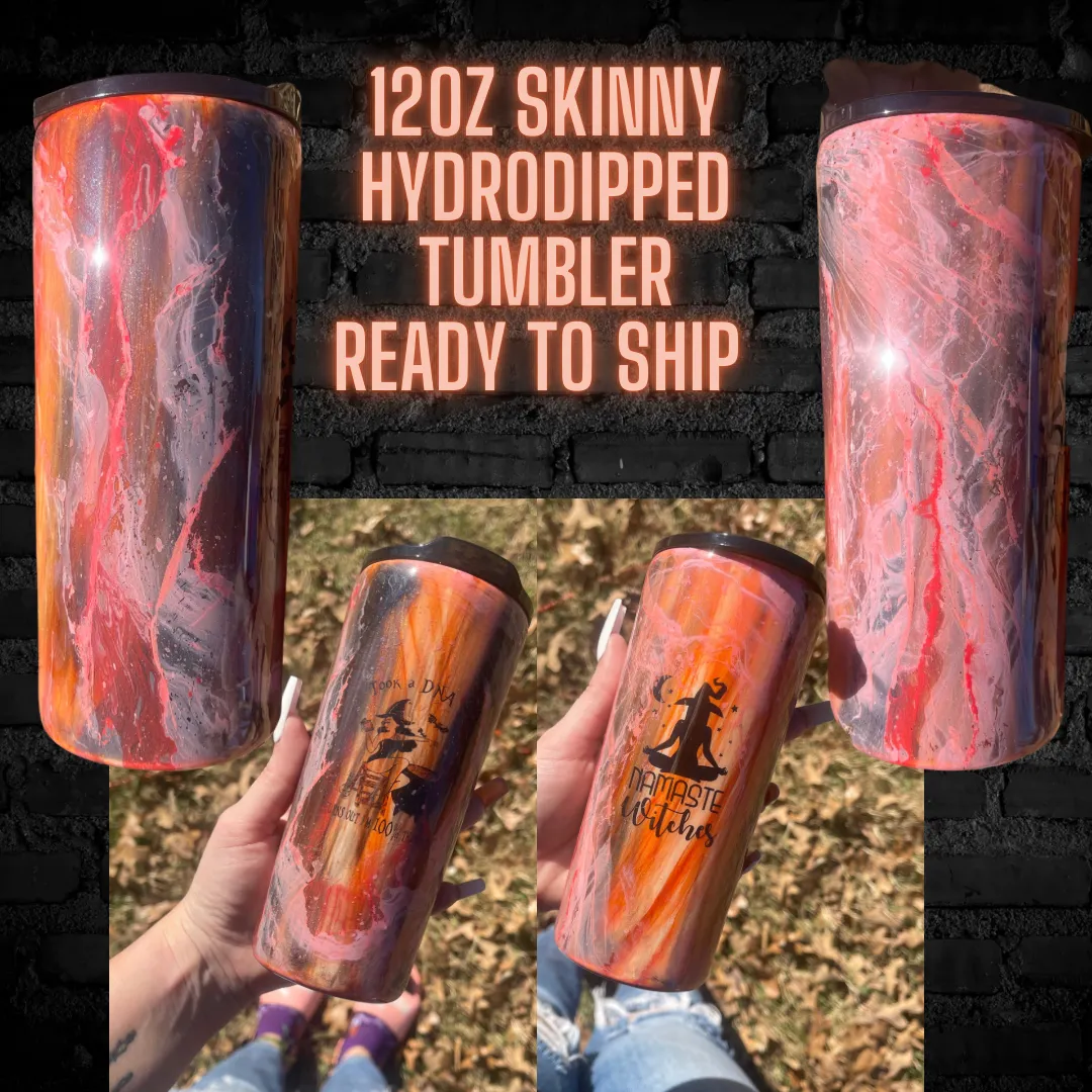 12oz Skinny Witchy Tumbler Ready To Ship