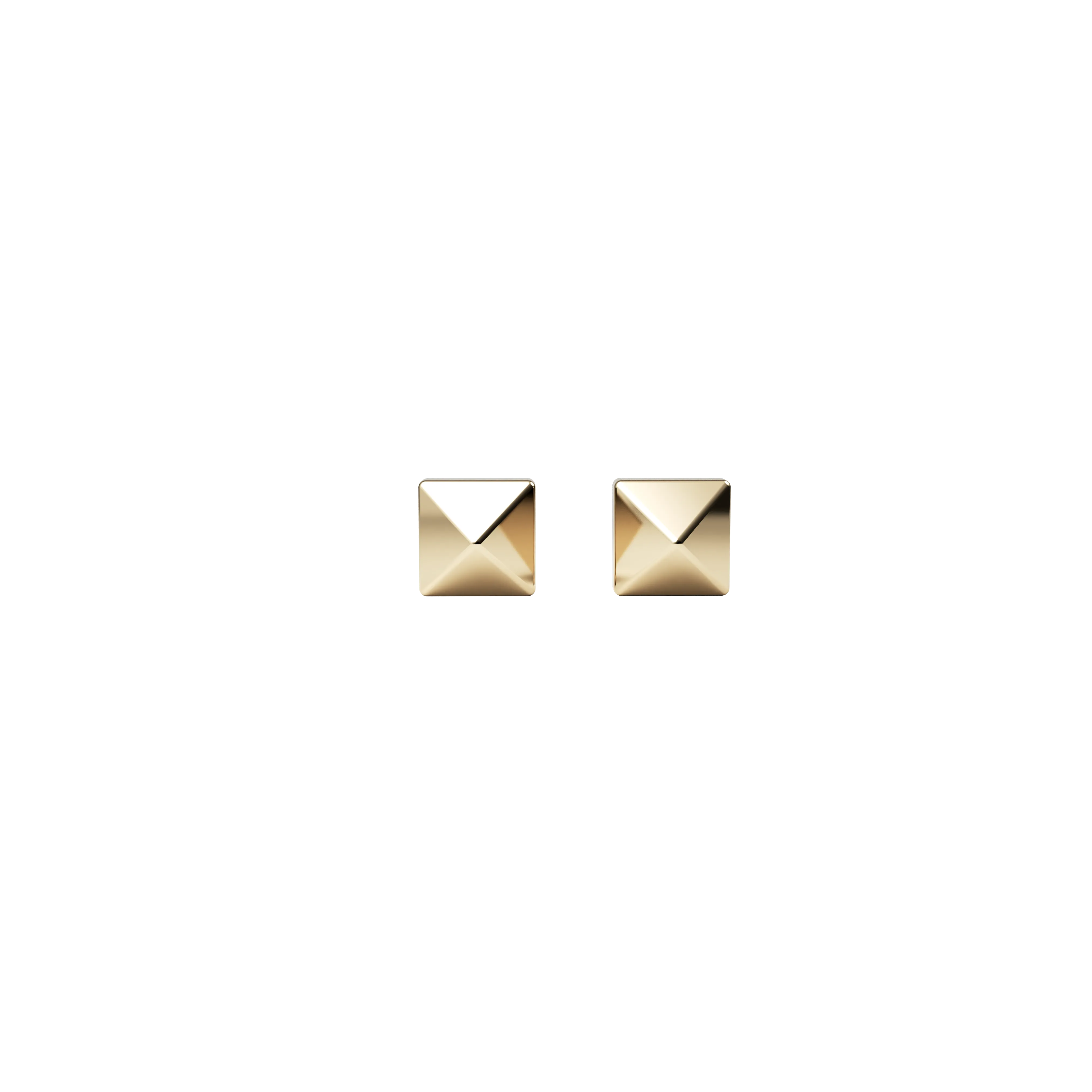 14k Yellow Studded Stoppers
