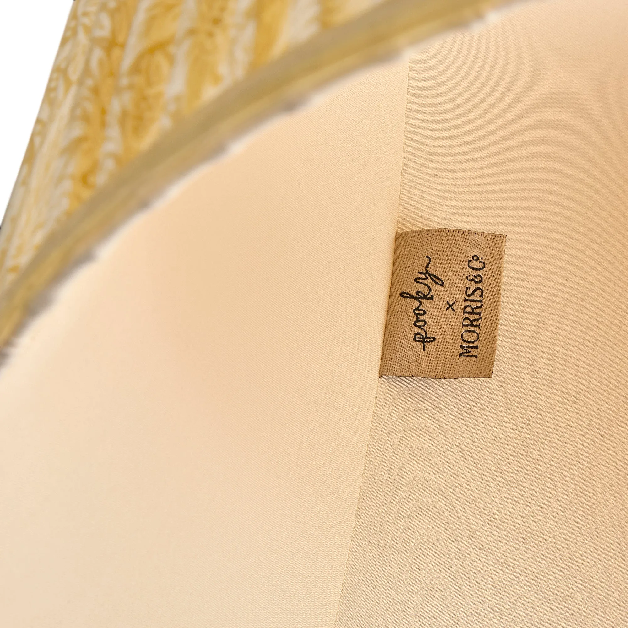 16cm empire shade in Cowslip Marigold linen by Morris & Co.