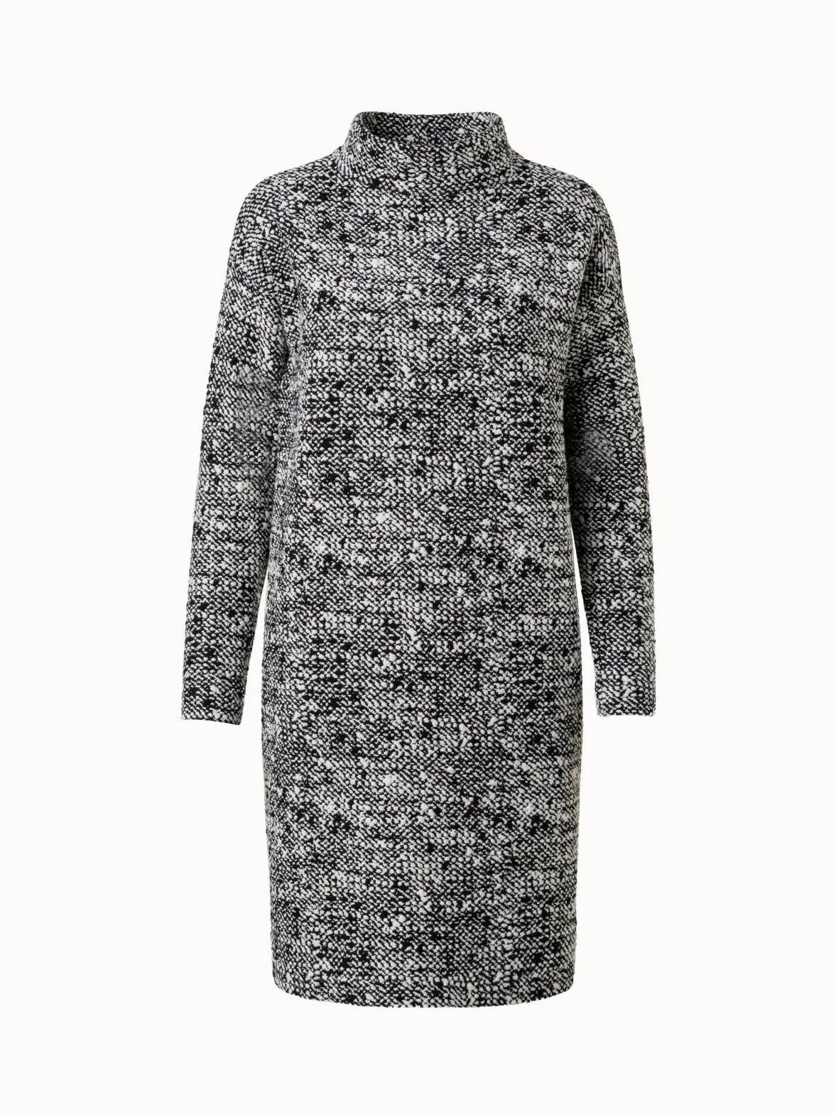 3D Tweed Jersey Dress