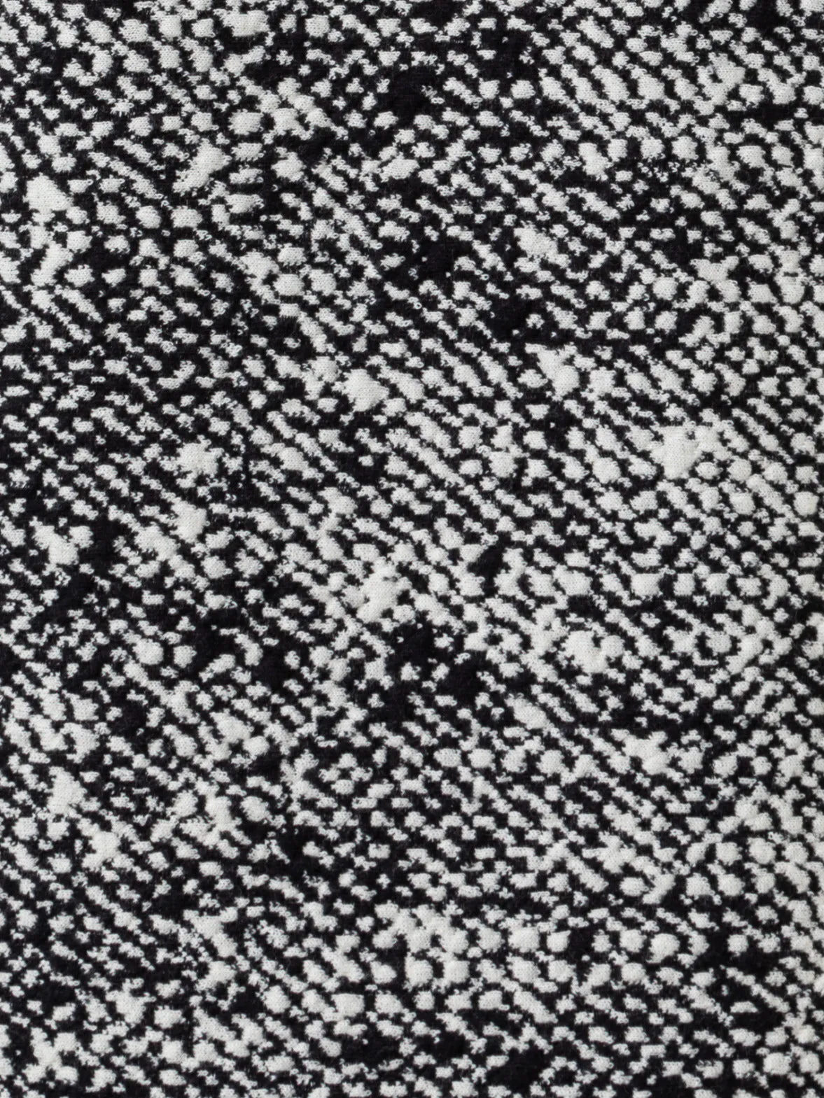 3D Tweed Jersey Dress