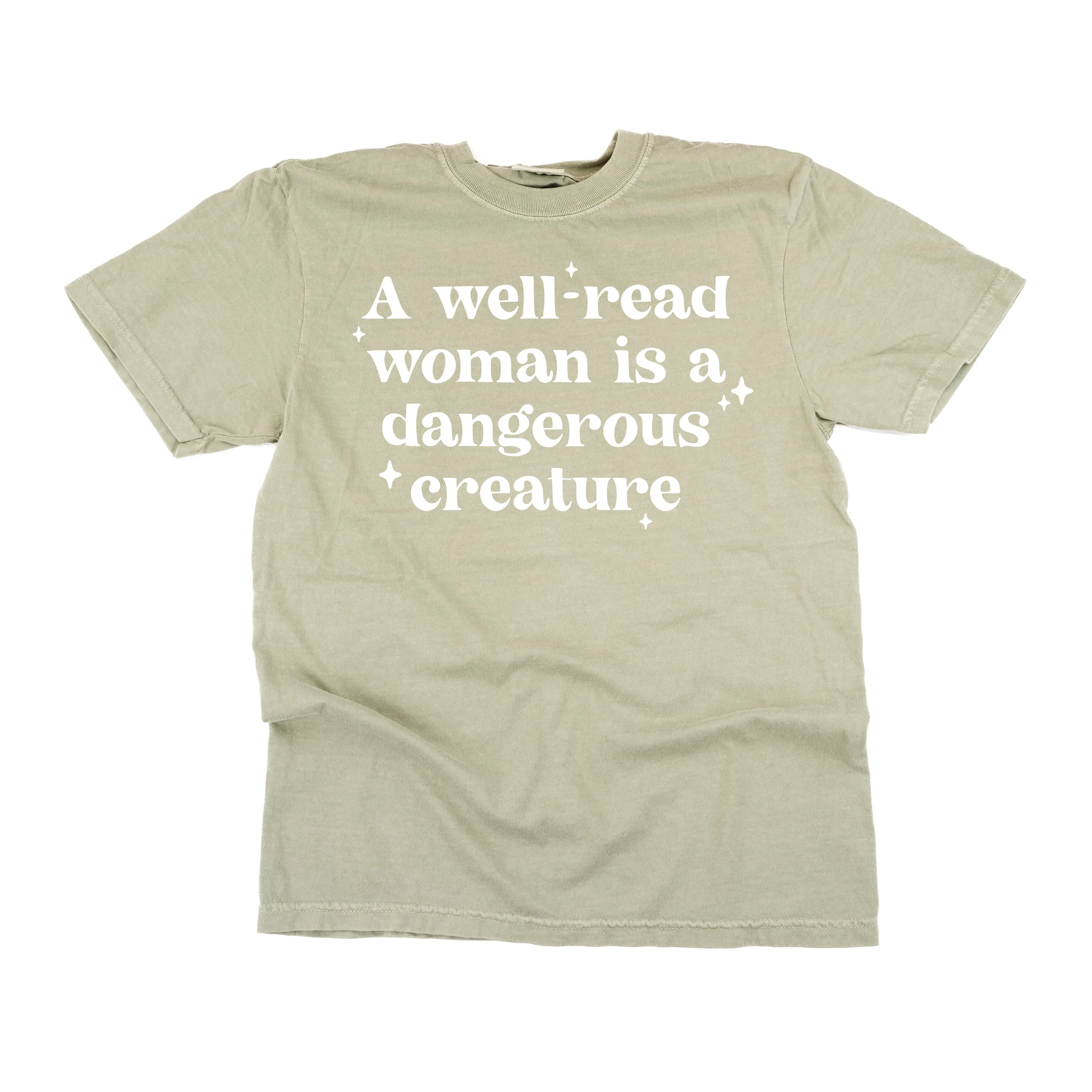 A Well-Read Woman Is A Dangerous Creature - SHORT SLEEVE COMFORT COLORS TEE