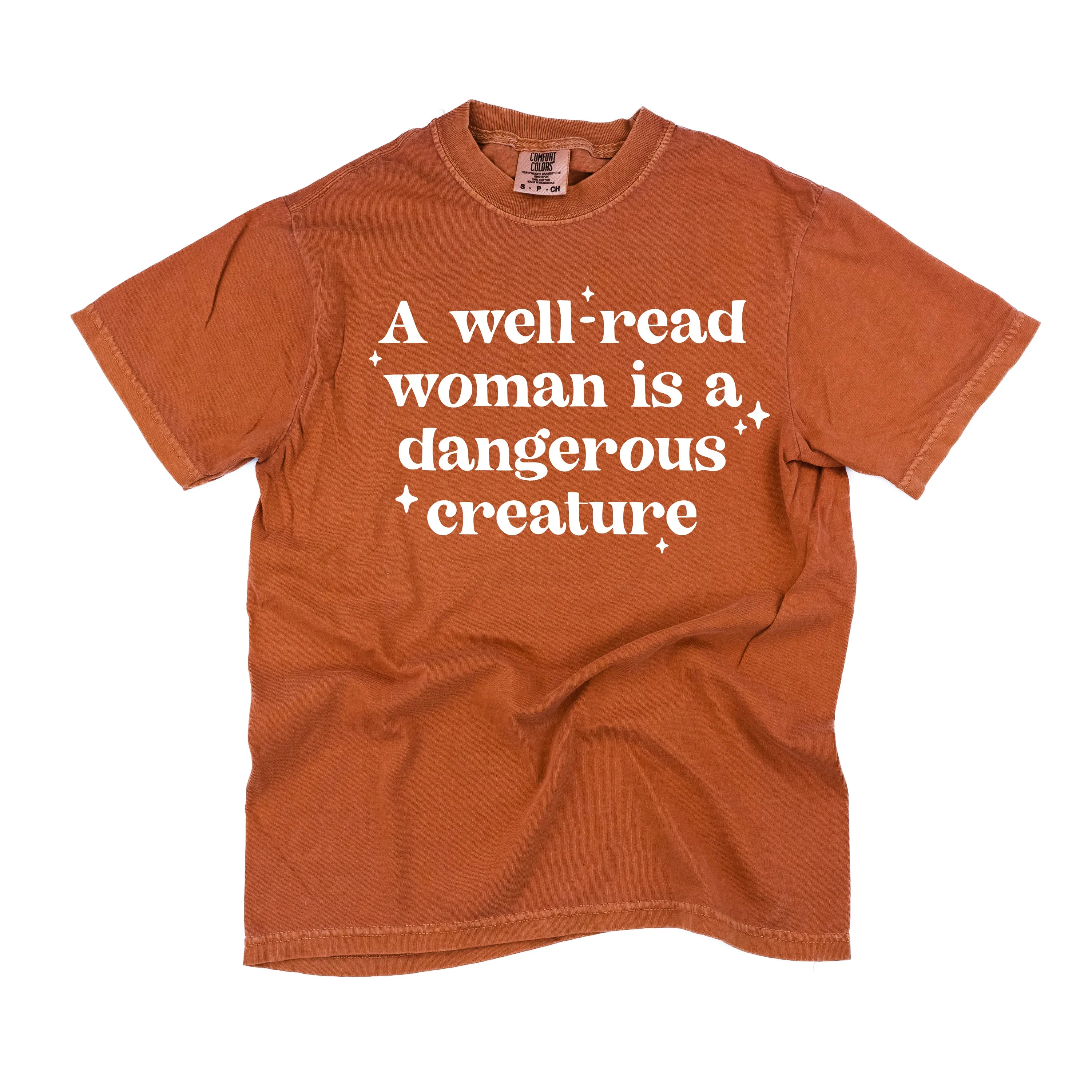 A Well-Read Woman Is A Dangerous Creature - SHORT SLEEVE COMFORT COLORS TEE