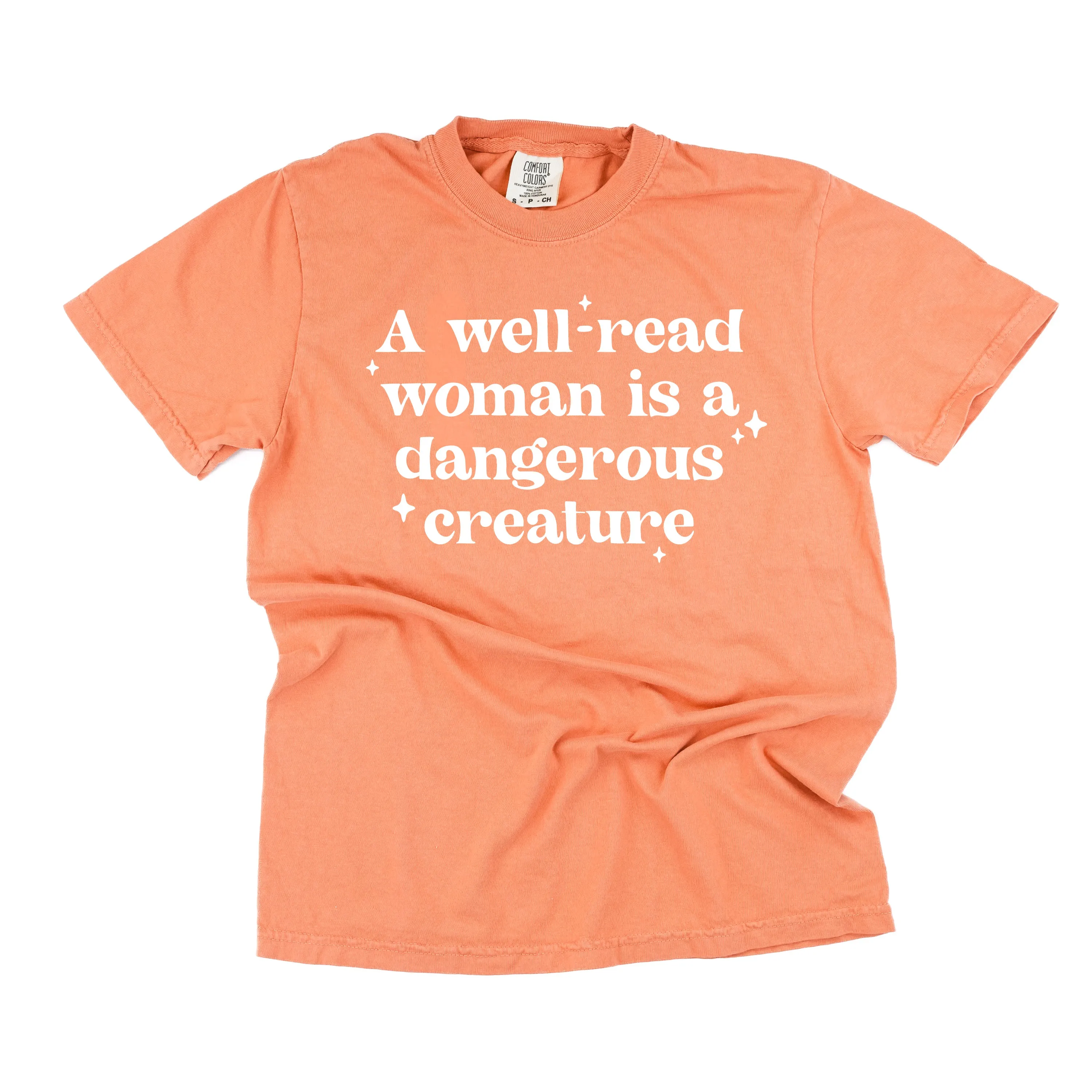 A Well-Read Woman Is A Dangerous Creature - SHORT SLEEVE COMFORT COLORS TEE