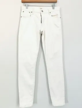 ABLE Jeans Off White The Skinny- Size 27 (Inseam 29”)