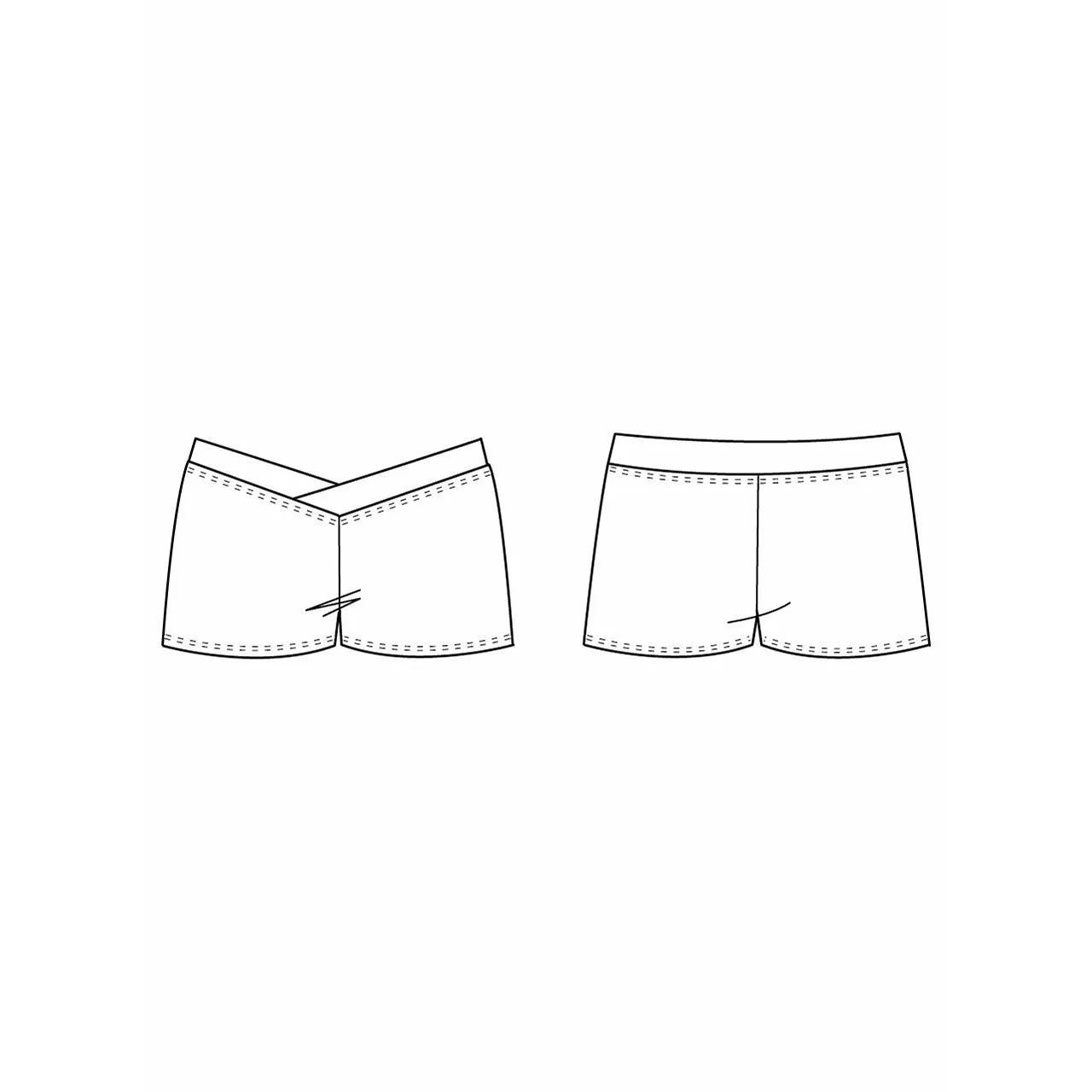 Adult V-Waist Boy Short