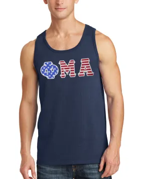 All-American Greek Letter Tank Top