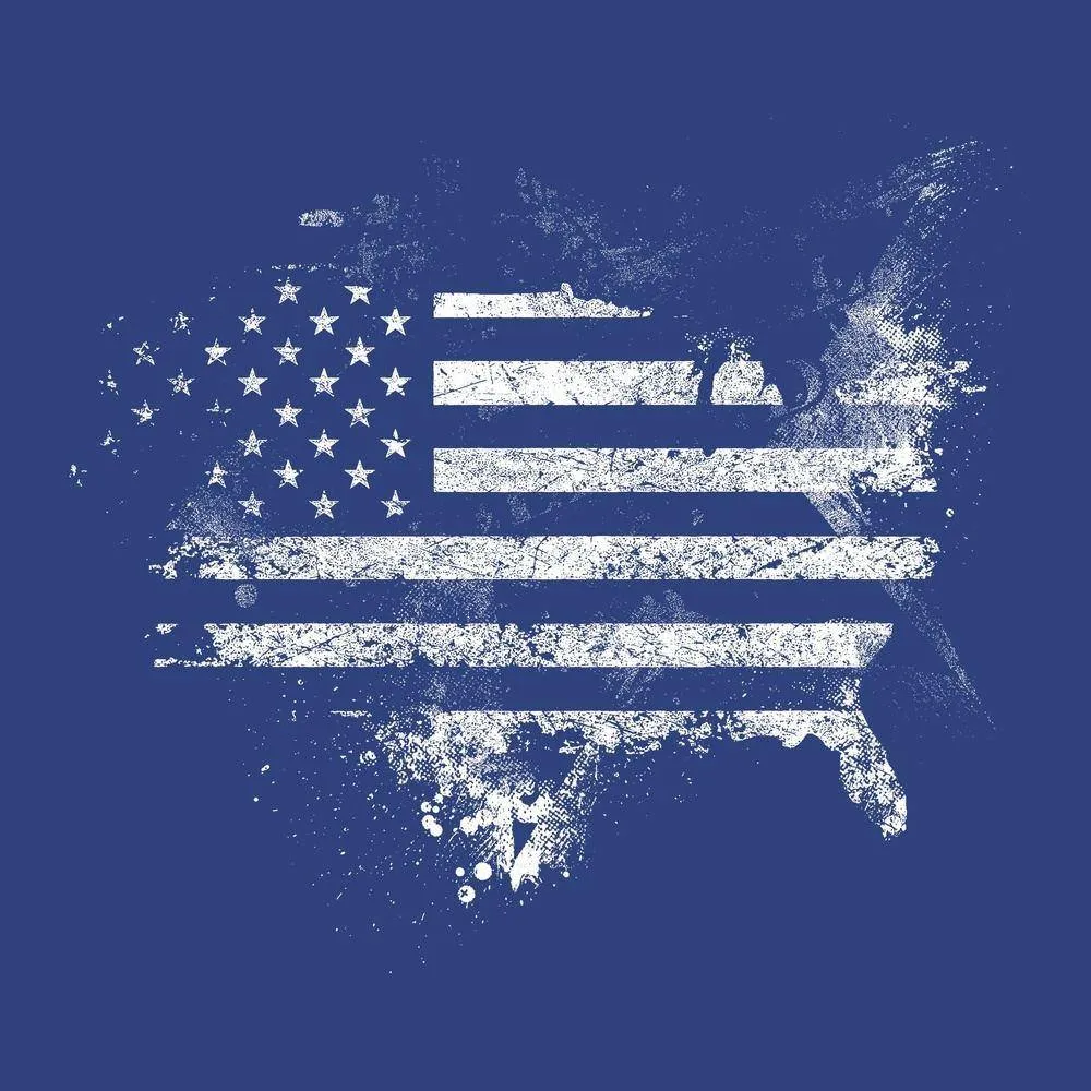 American Acid T-Shirt - Royal Blue