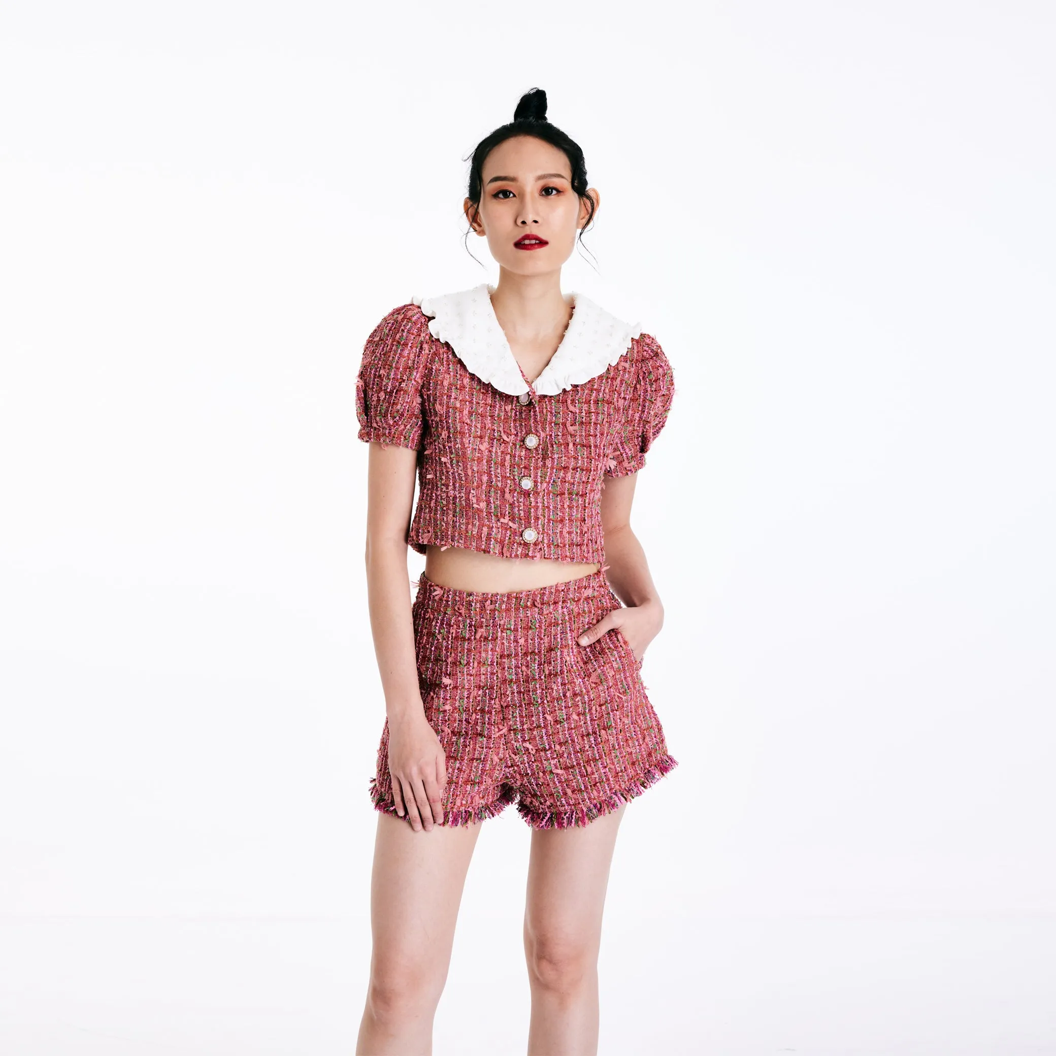 An An Tweed Shorts
