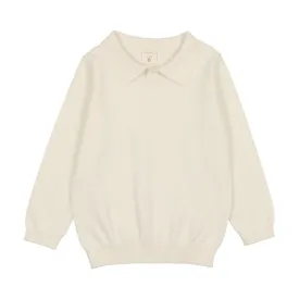 Analogie Cream LS Knit Polo