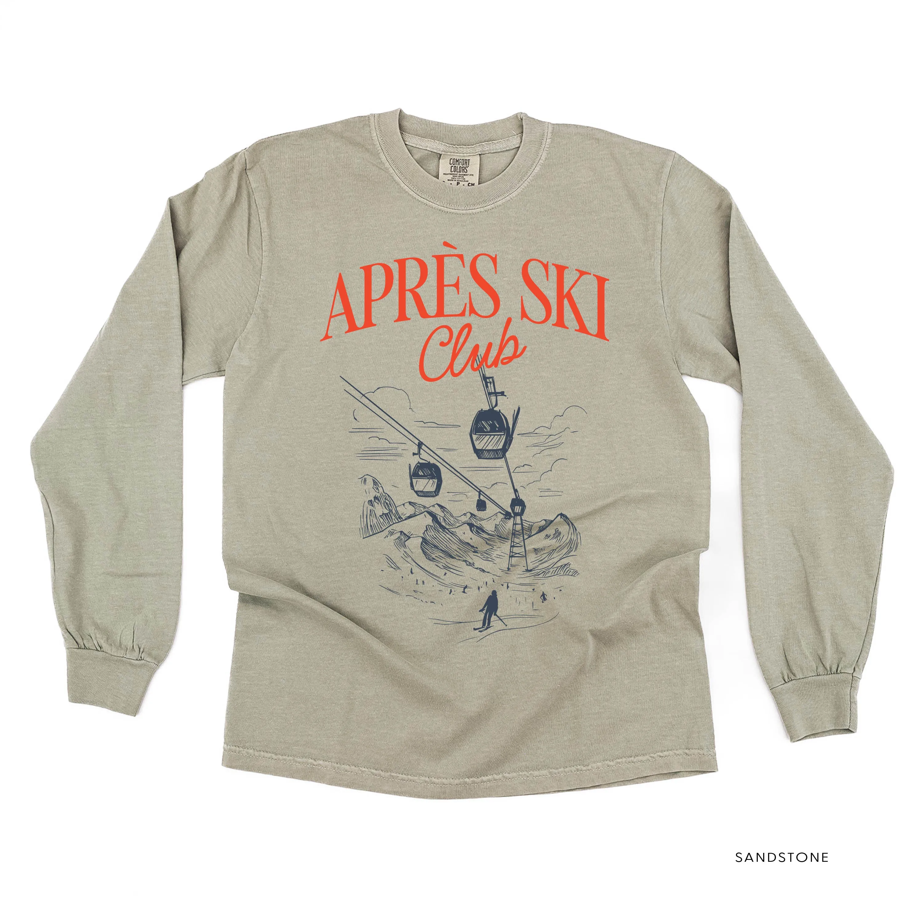 Apres Ski Club - LONG SLEEVE Comfort Colors Tee