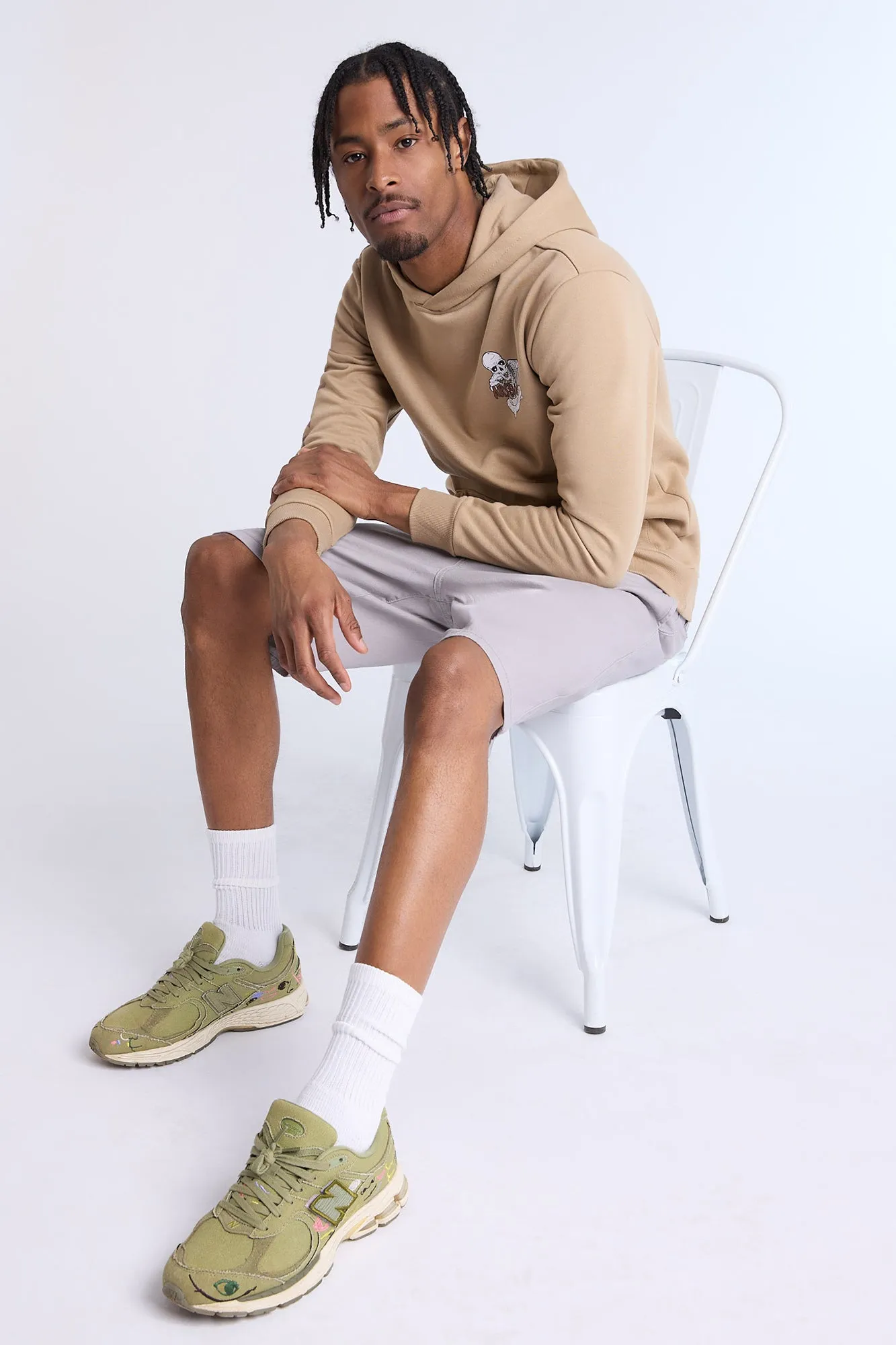 Arsenic Mens 10" Twill Chino Shorts