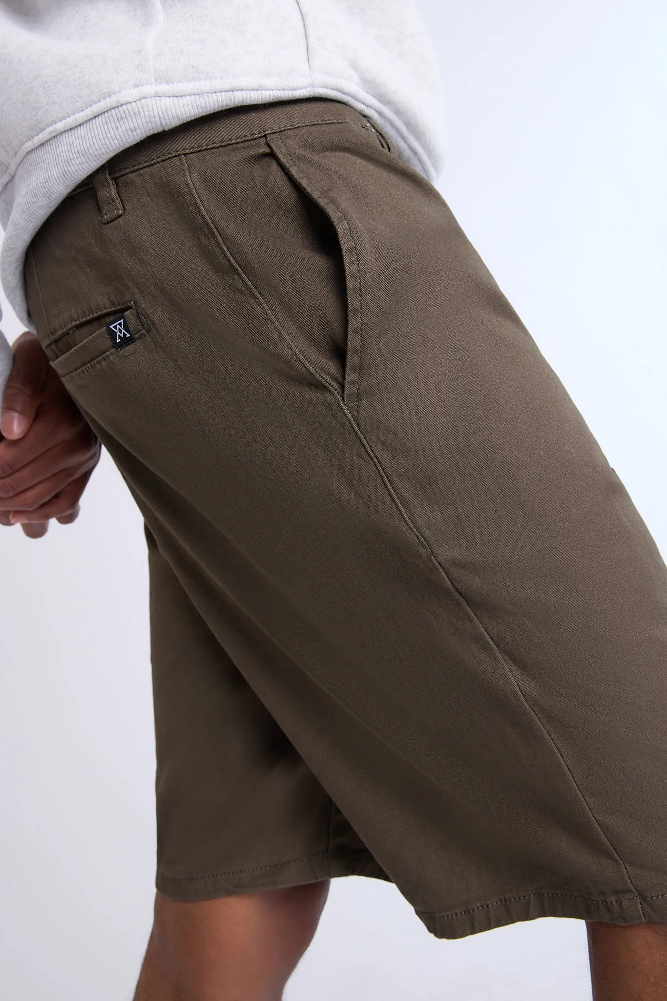 Arsenic Mens 10" Twill Chino Shorts