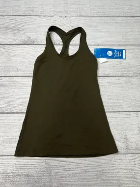 Athletic Tank Top By Lululemon In Green, Size: Xs