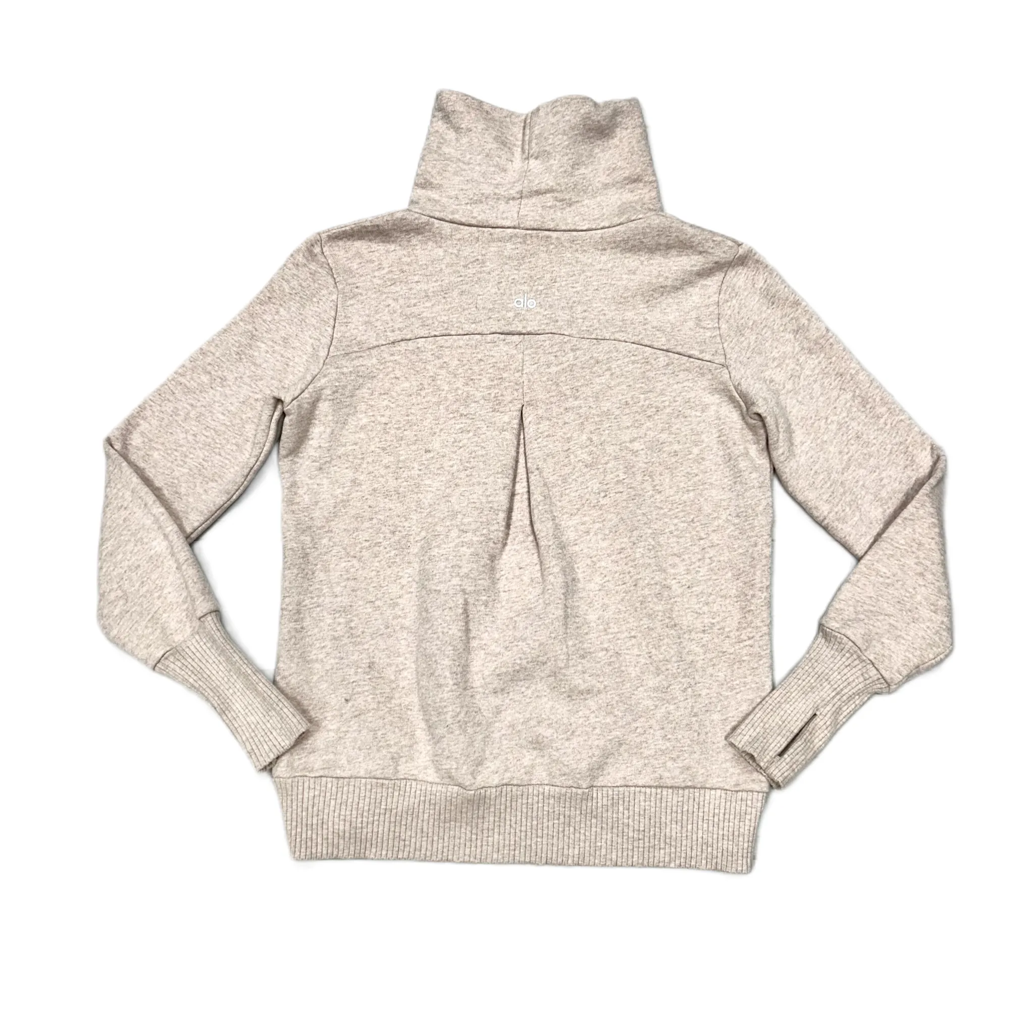 Athletic Top Long Sleeve Collar By Alo In Blush, Size: S