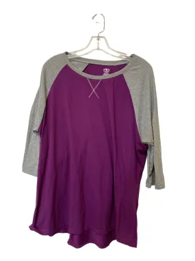 Athletic Top Long Sleeve Collar By Athletic Works  Size: 3x