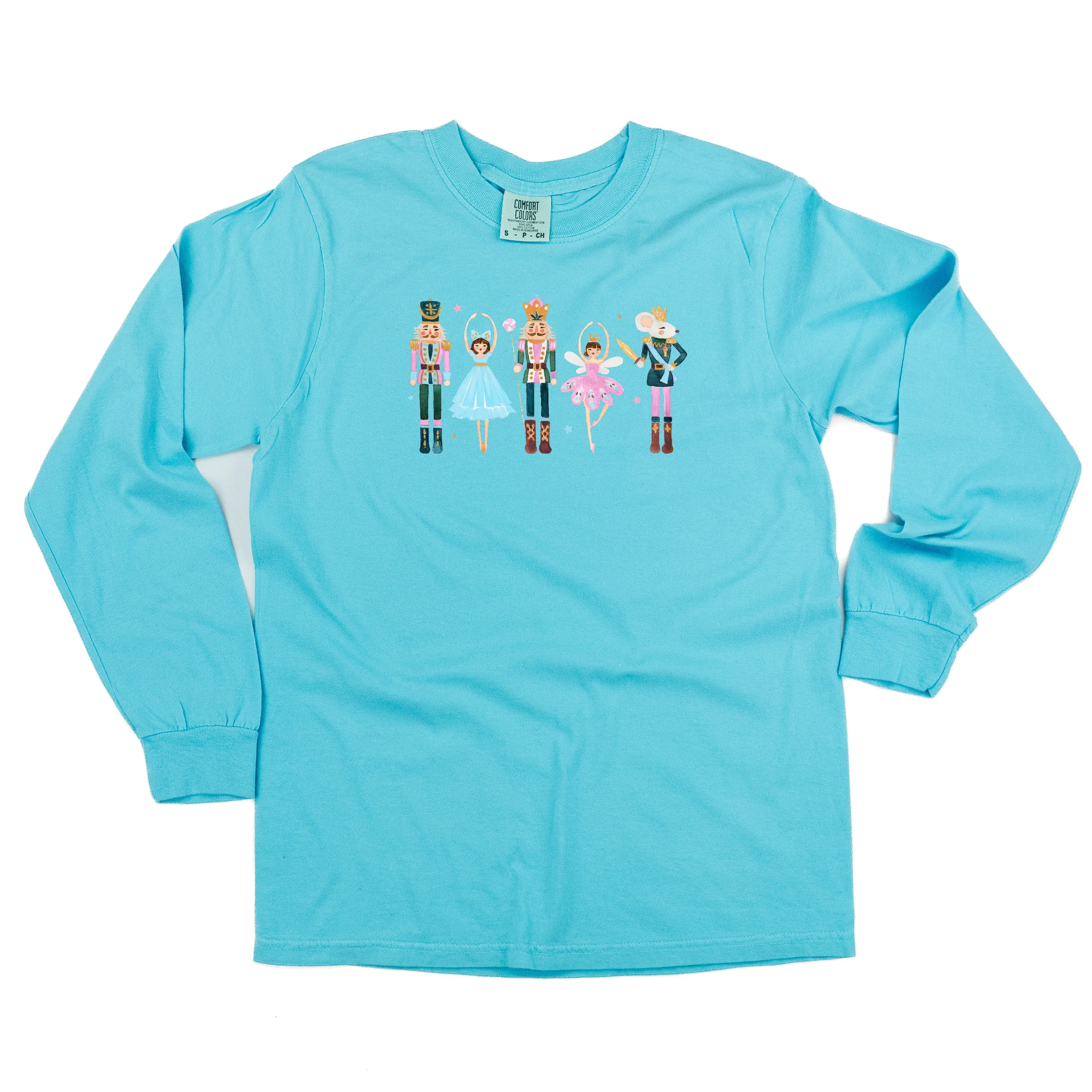 Ballerina - Whimsical Nutcracker - LONG SLEEVE Comfort Colors Tee