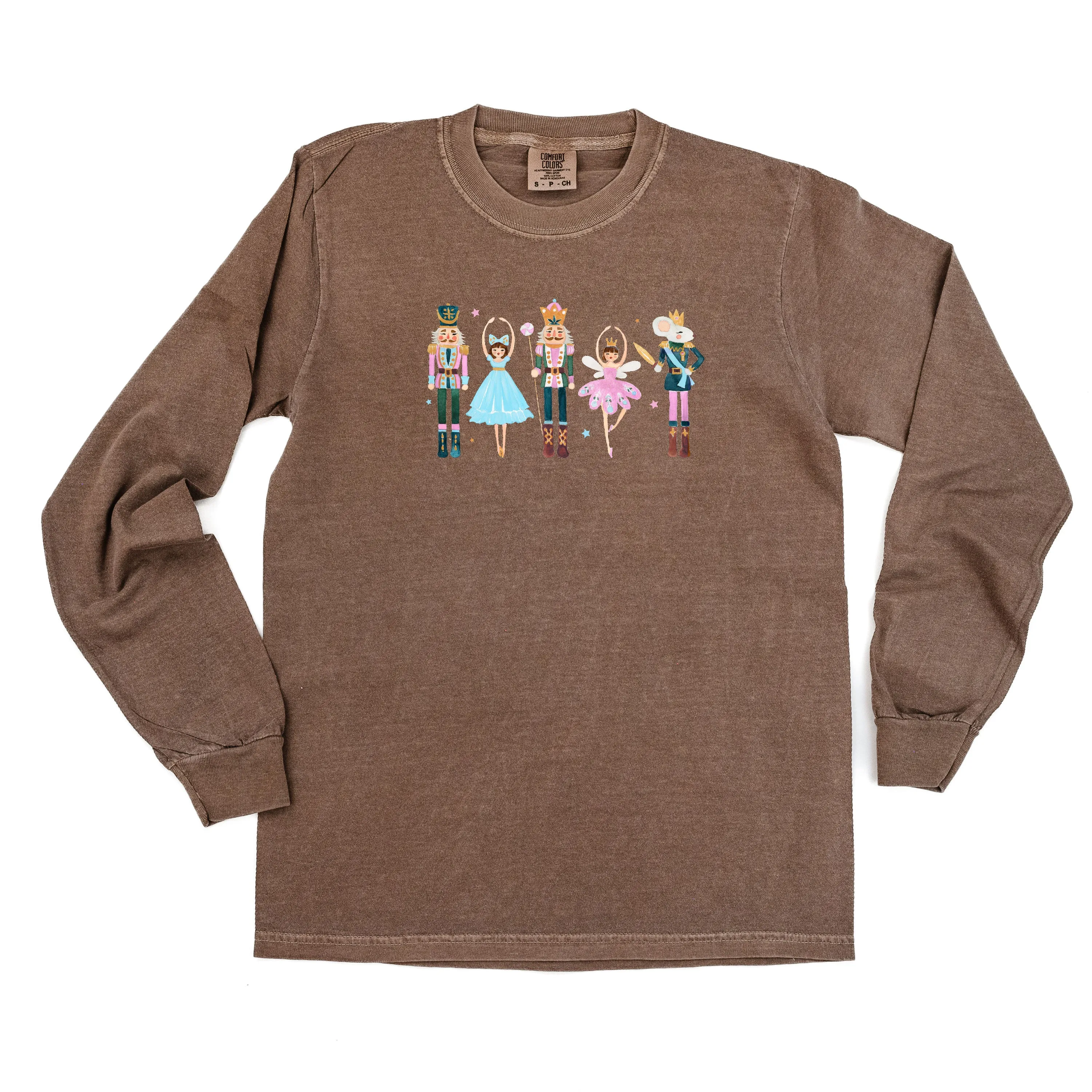 Ballerina - Whimsical Nutcracker - LONG SLEEVE Comfort Colors Tee