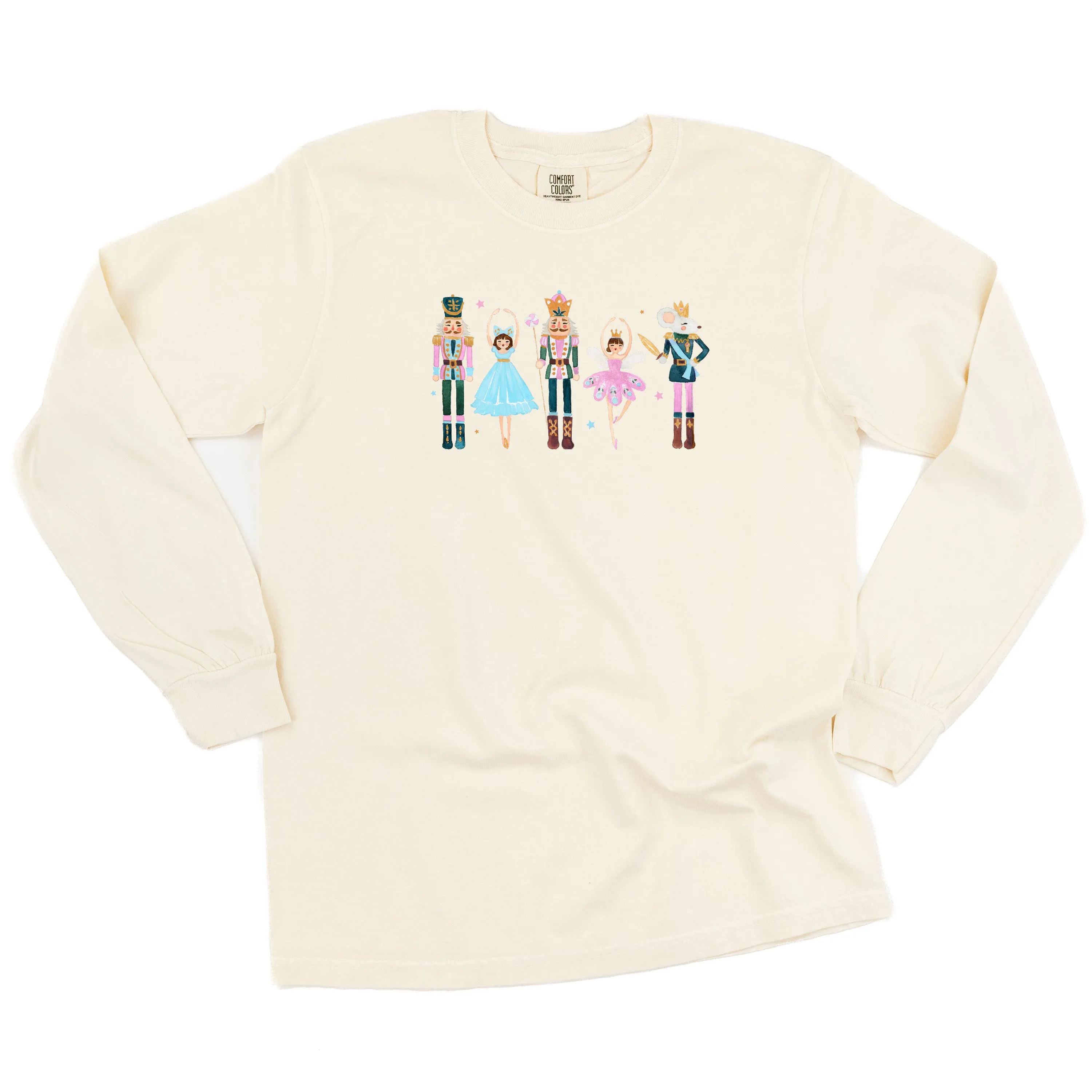 Ballerina - Whimsical Nutcracker - LONG SLEEVE Comfort Colors Tee