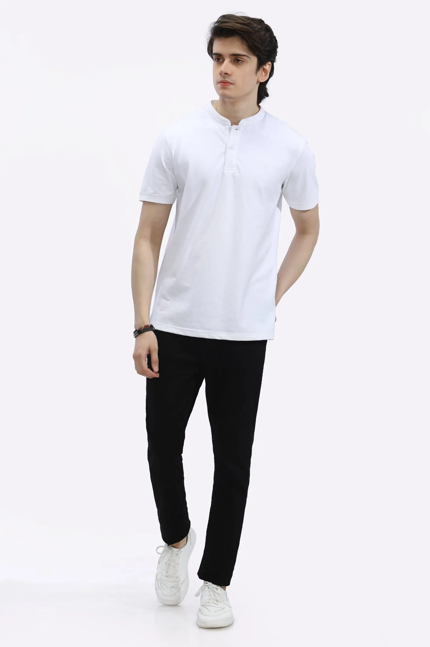 Band Collar Tees