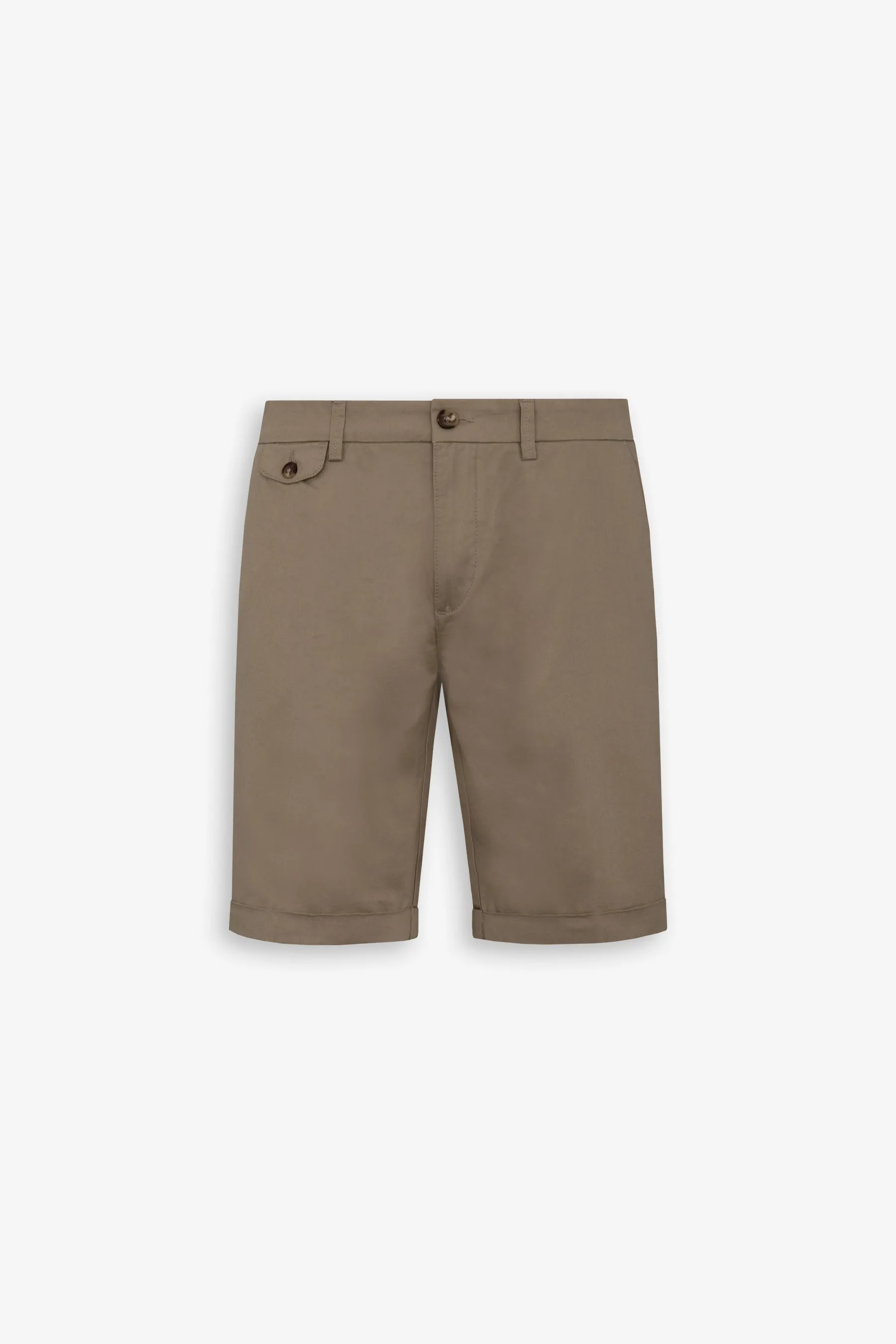 Bermuda gabardina écru