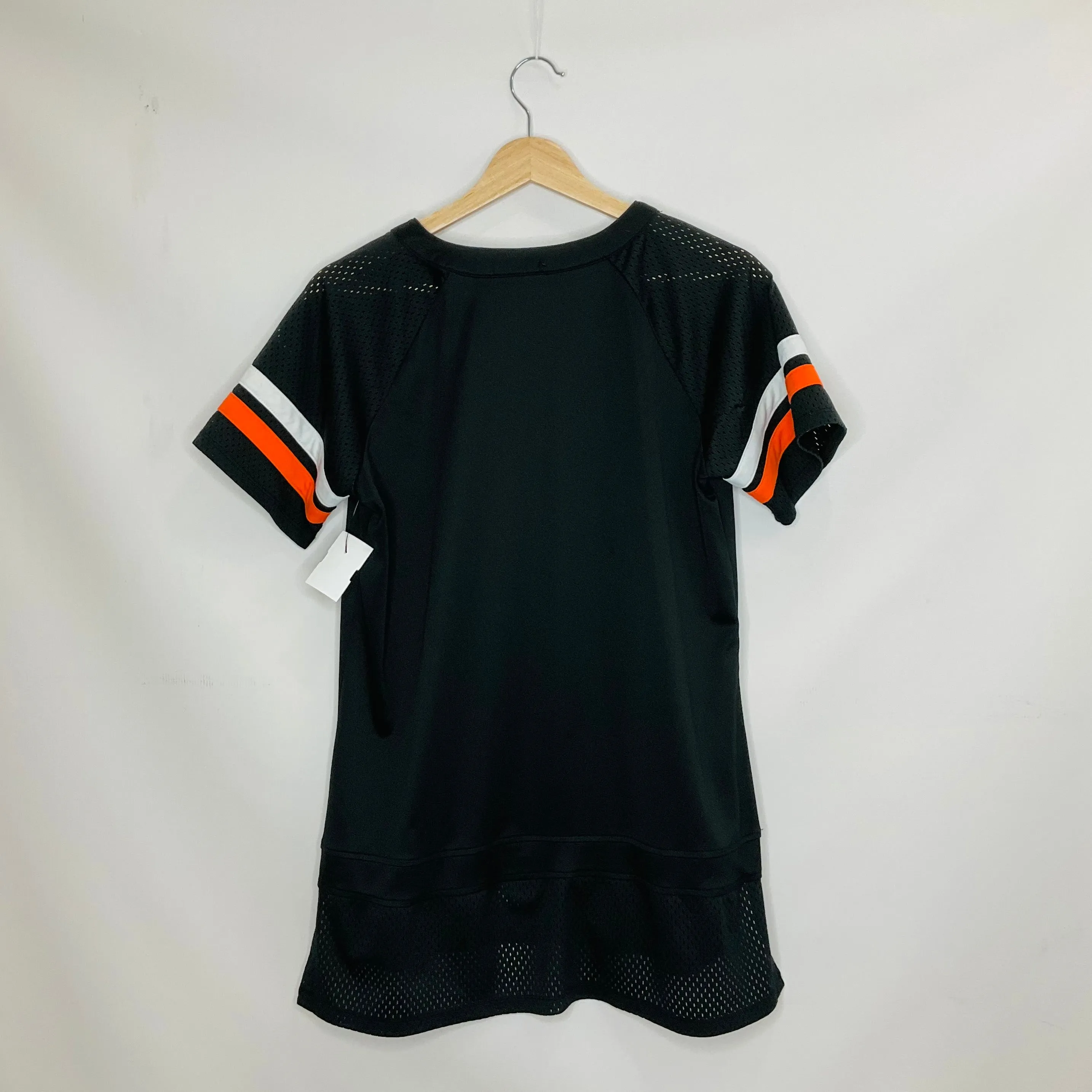 Black Athletic Top Short Sleeve Fanatics, Size L