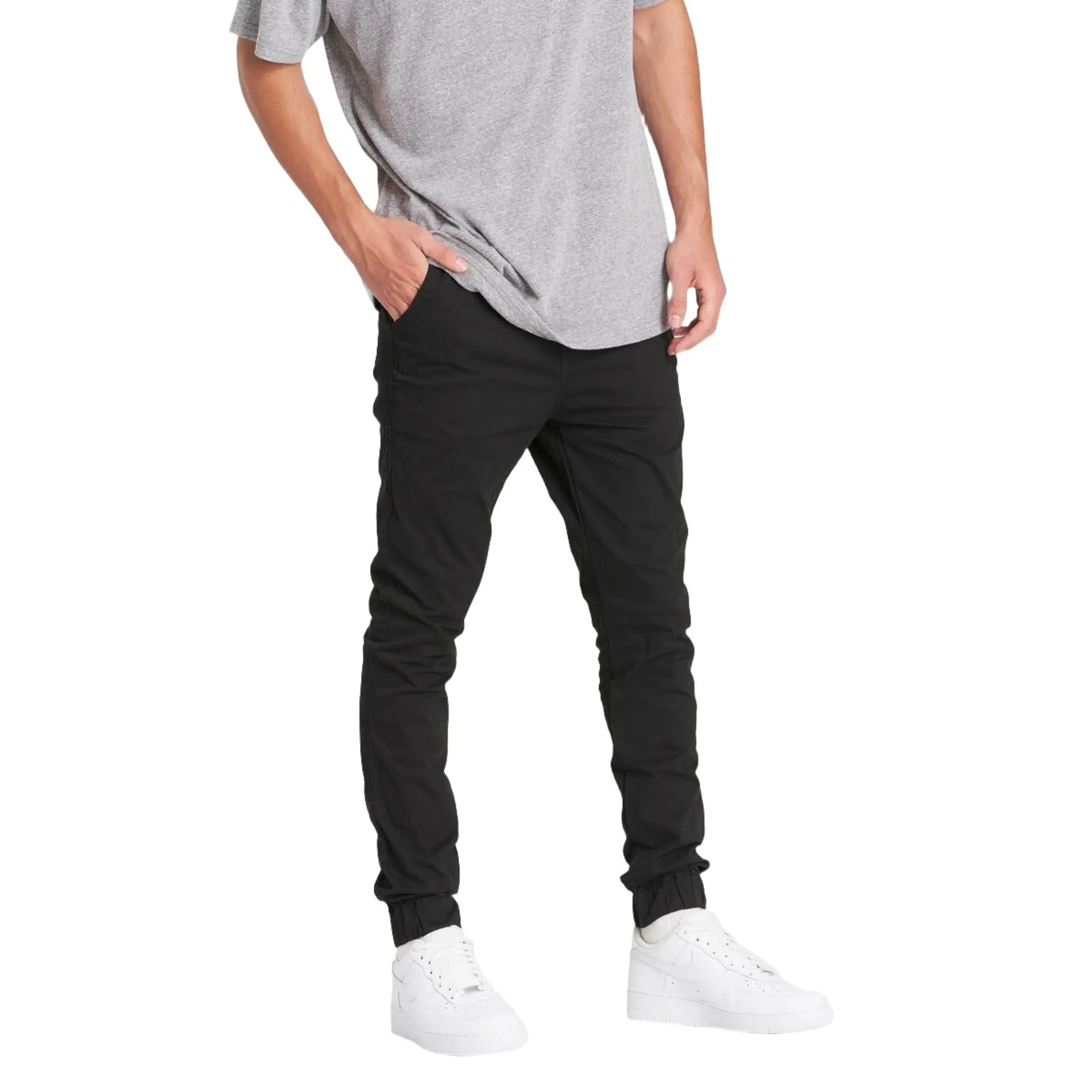 Black Chino Jogger