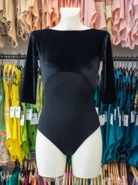 Black Dance 3/4 Sleeve Leotard MP254
