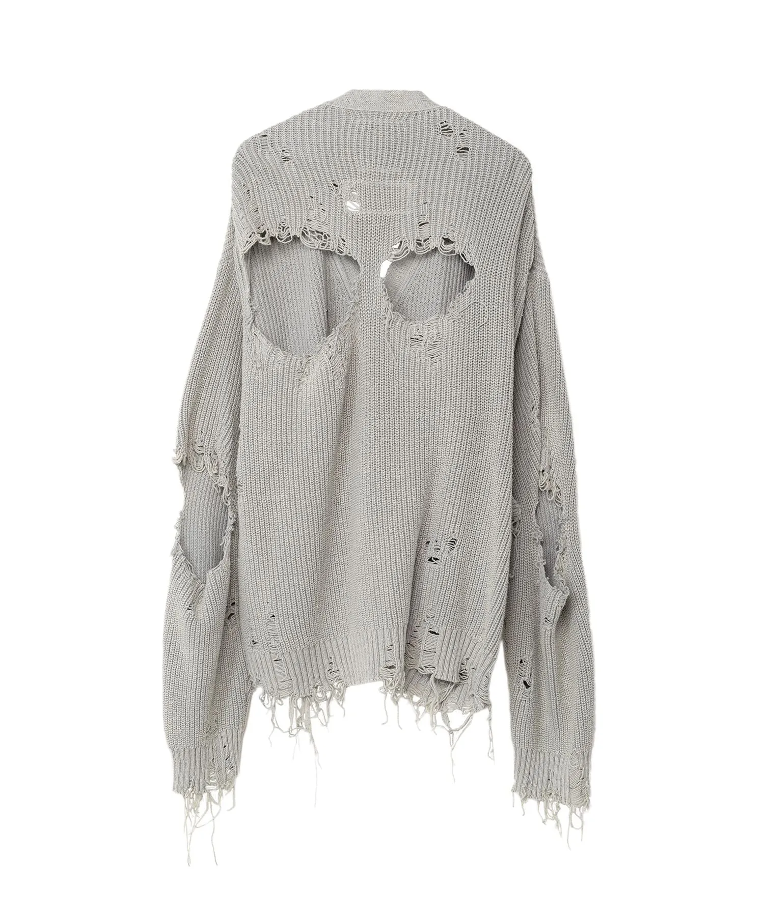 Bleached Knit Cardigan