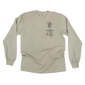 Bouquet Style - Happiness is Being a LOLLY - LONG SLEEVE COMFORT COLORS TEE