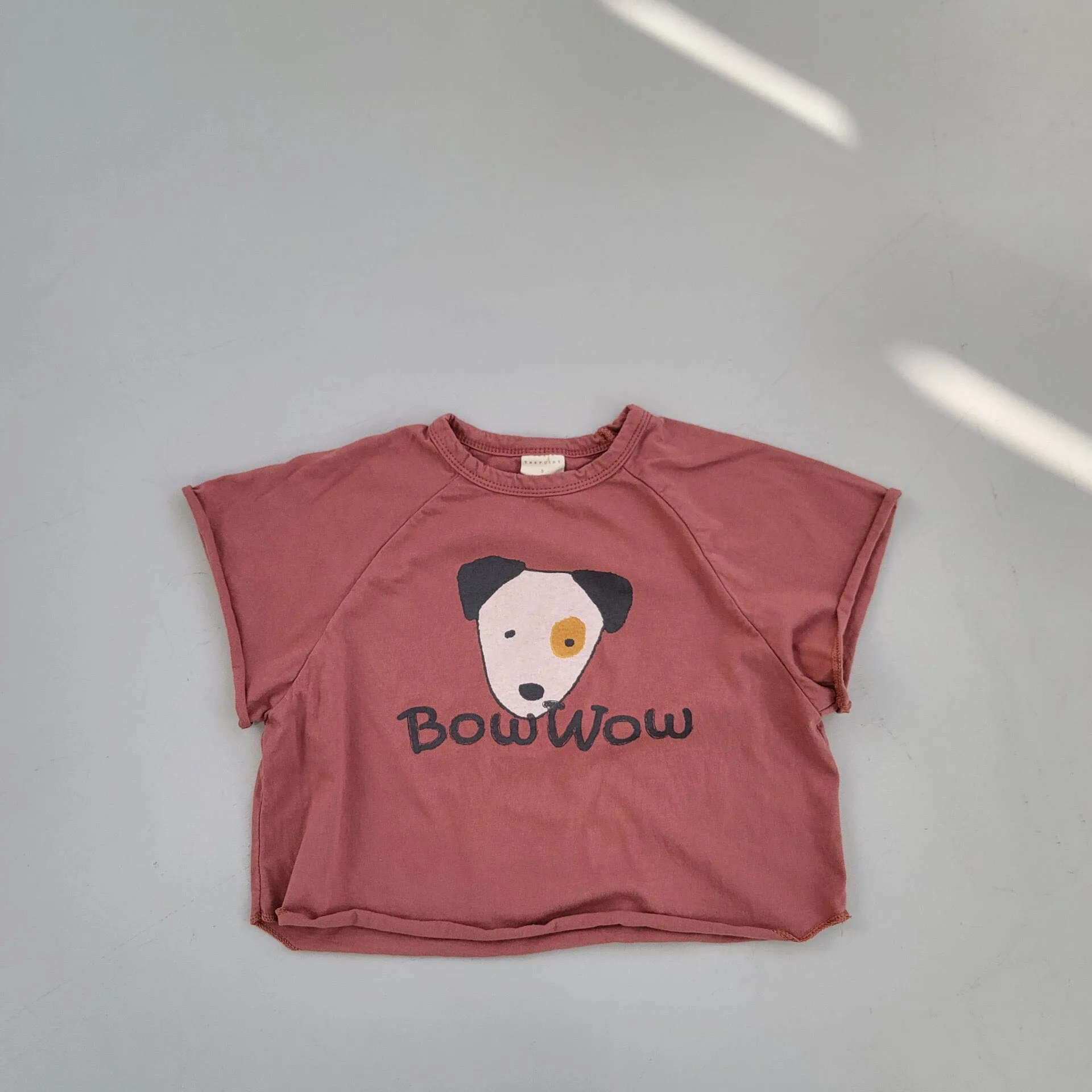 Bow Wow Puppy Print Summer Tee