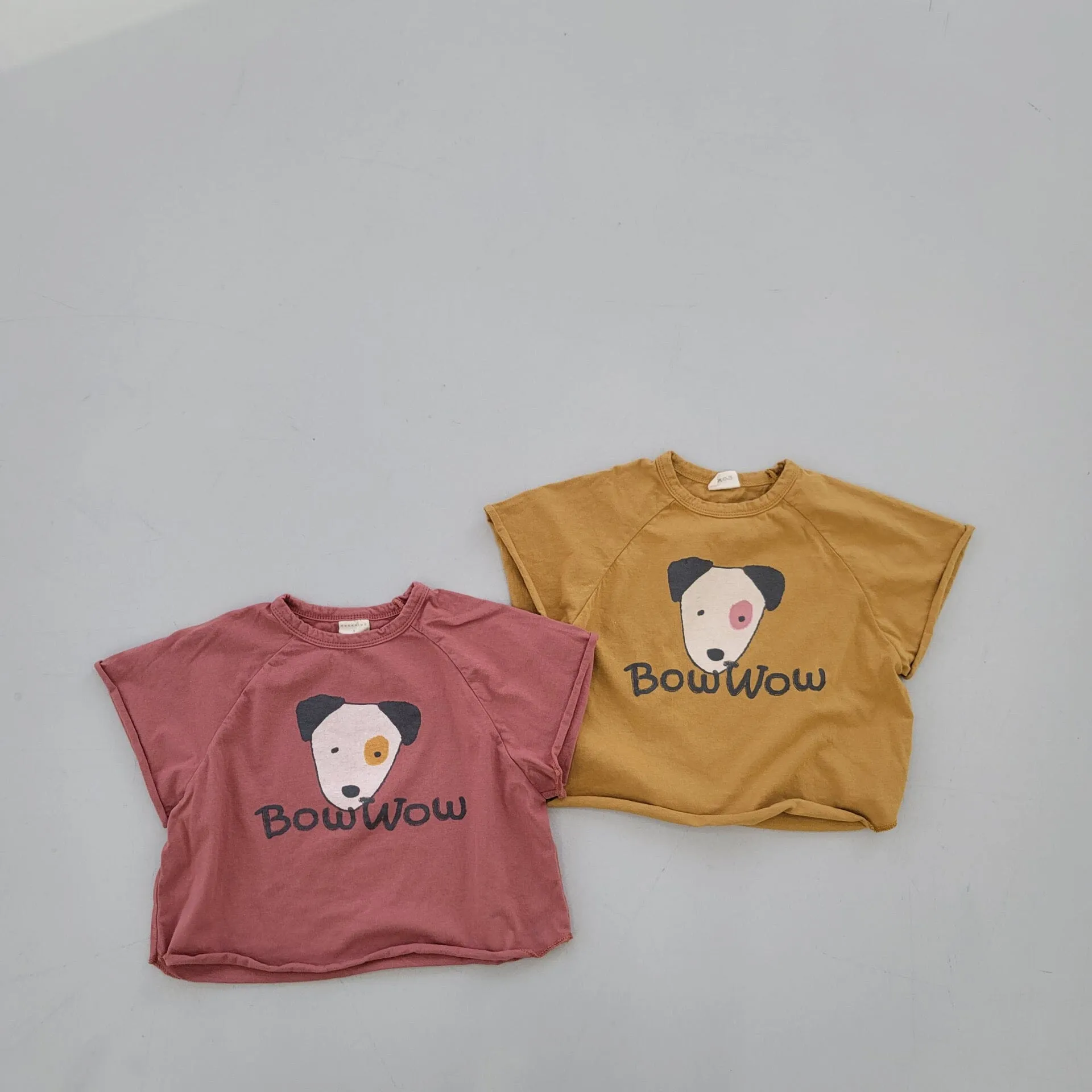 Bow Wow Puppy Print Summer Tee