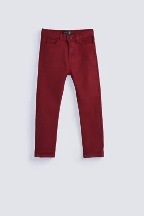 BOYS GARMENT DYED CHINO