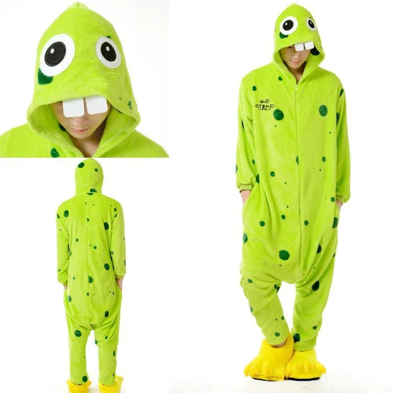 Bucktooth Monster Animal Kigurumi Oneises Costume Pajamas