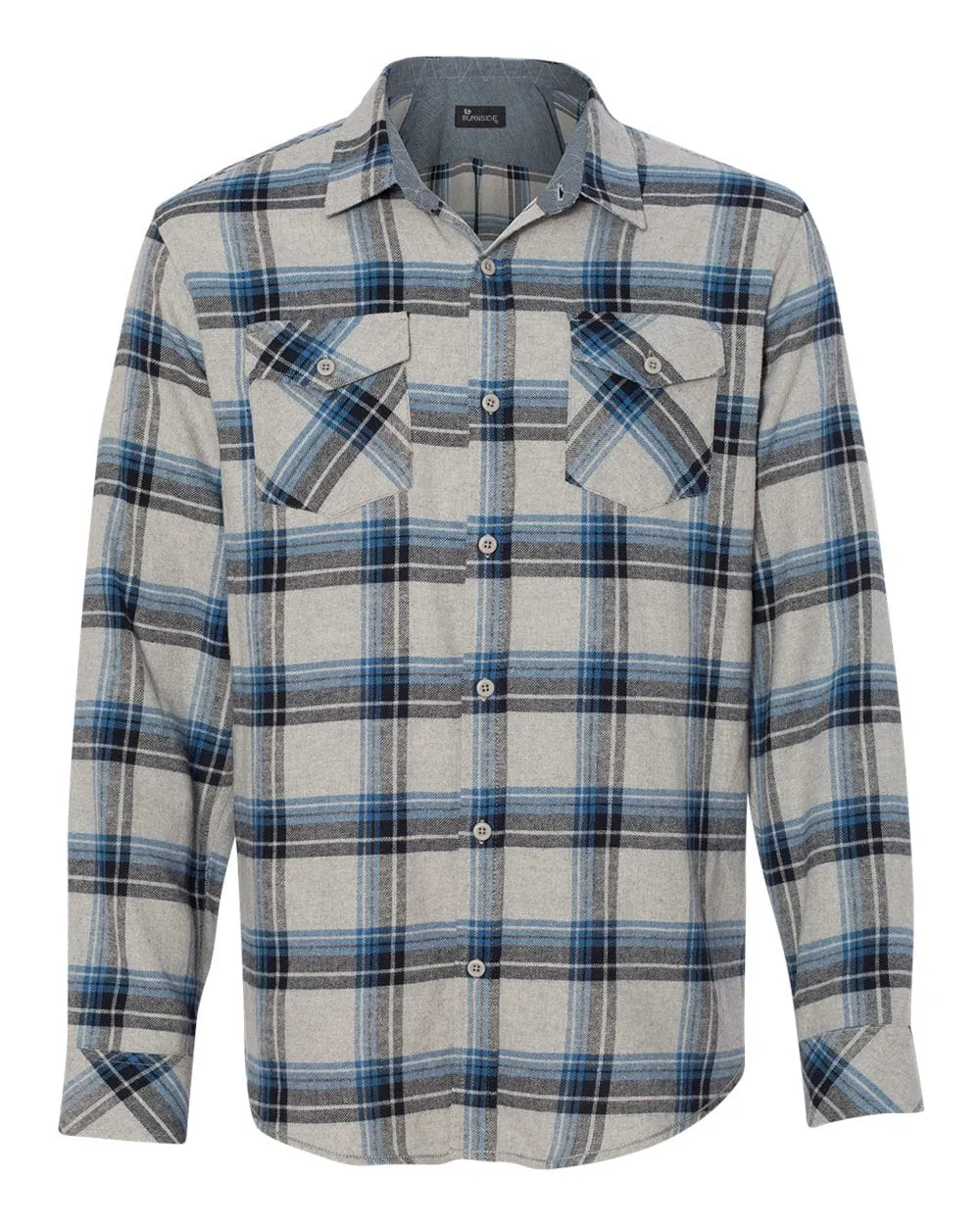 Burnside - Men's Yarn-Dyed Long Sleeve Flannel Shirt