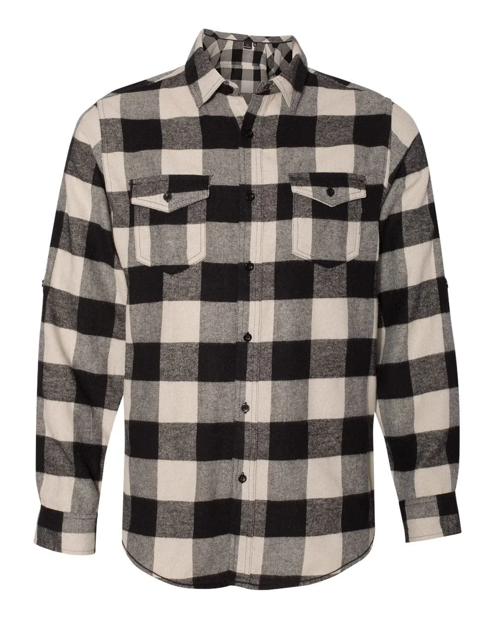 Burnside - Men's Yarn-Dyed Long Sleeve Flannel Shirt