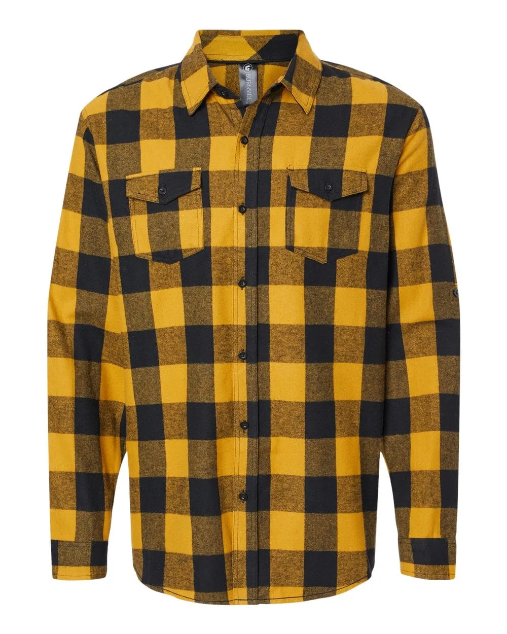 Burnside - Men's Yarn-Dyed Long Sleeve Flannel Shirt