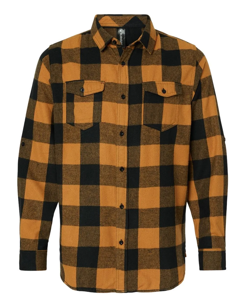 Burnside - Men's Yarn-Dyed Long Sleeve Flannel Shirt