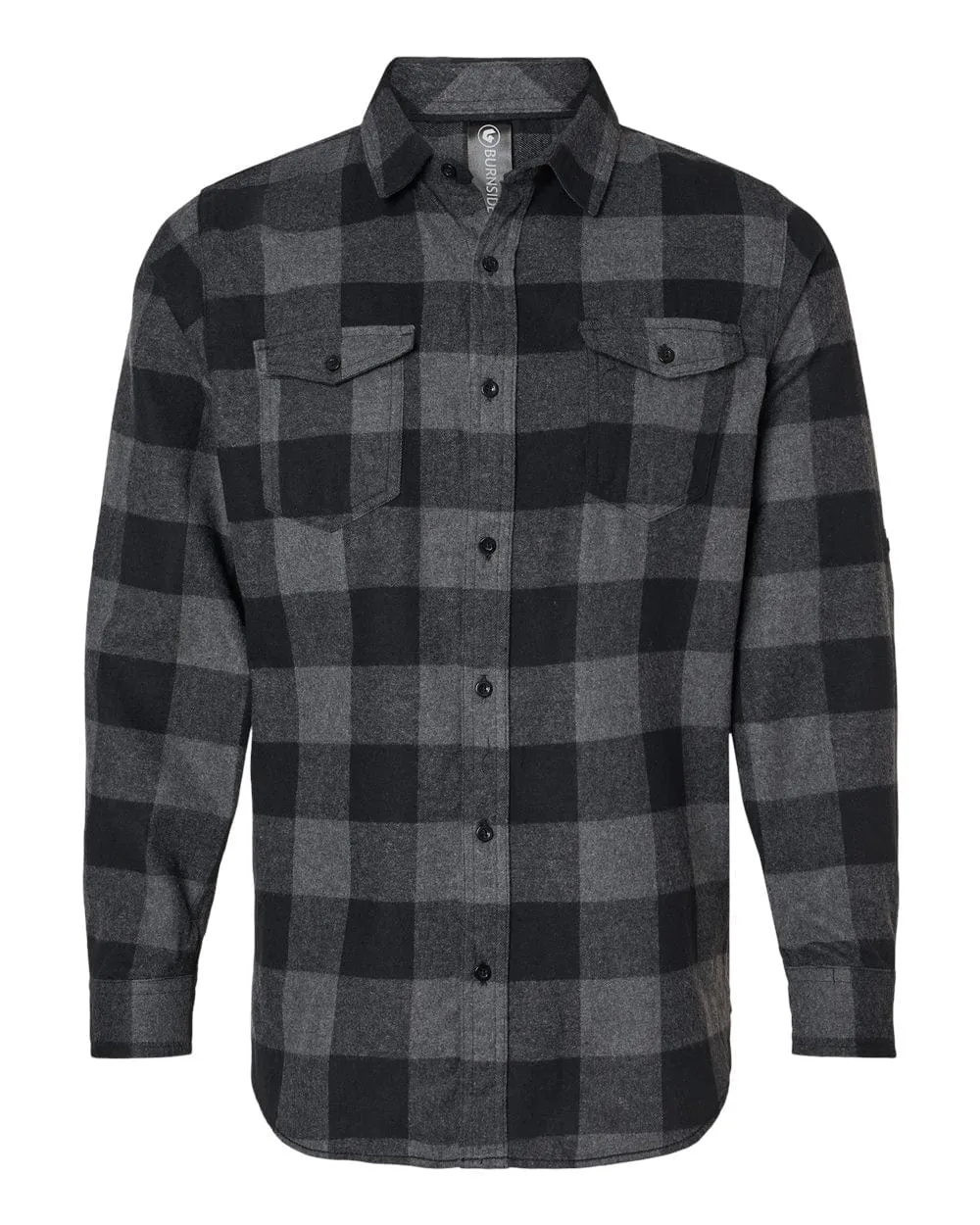 Burnside - Men's Yarn-Dyed Long Sleeve Flannel Shirt
