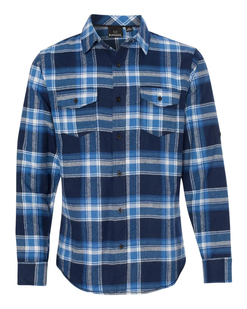 Burnside - Men's Yarn-Dyed Long Sleeve Flannel Shirt