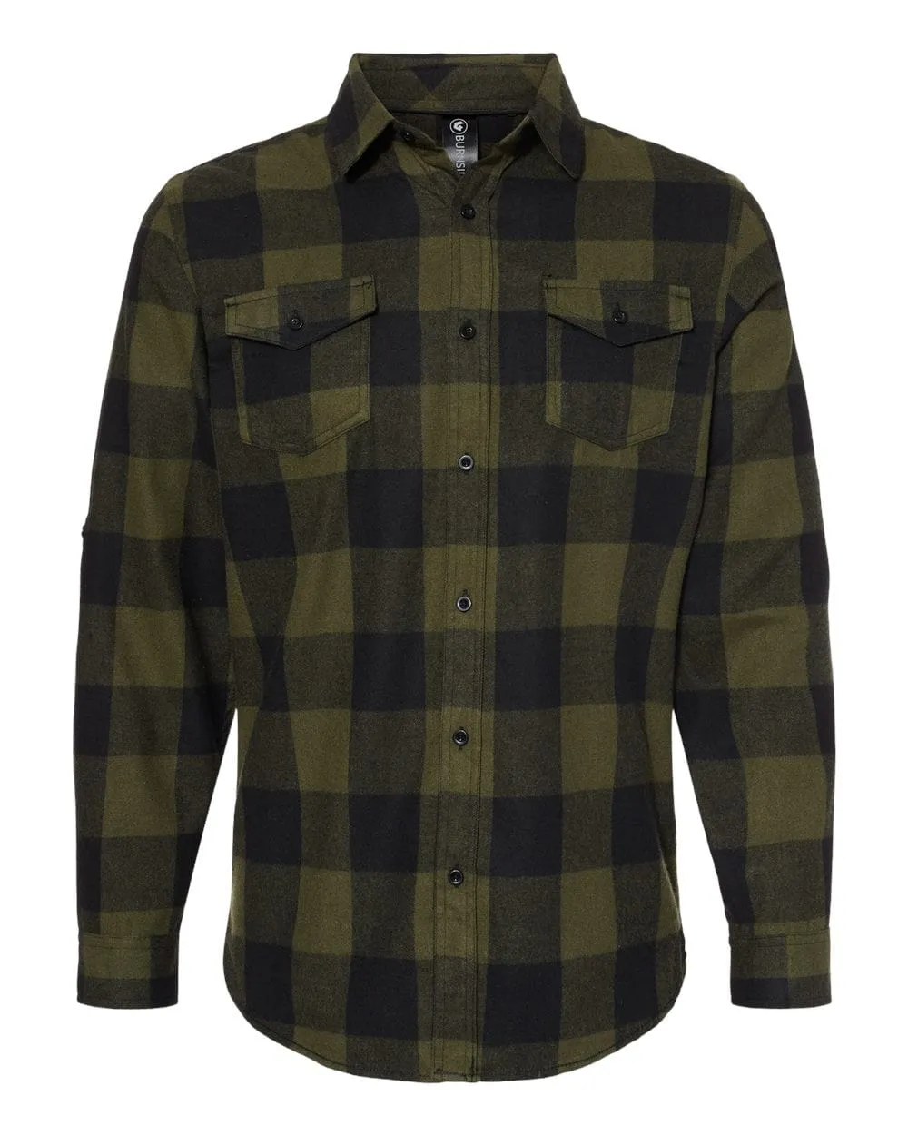 Burnside - Men's Yarn-Dyed Long Sleeve Flannel Shirt