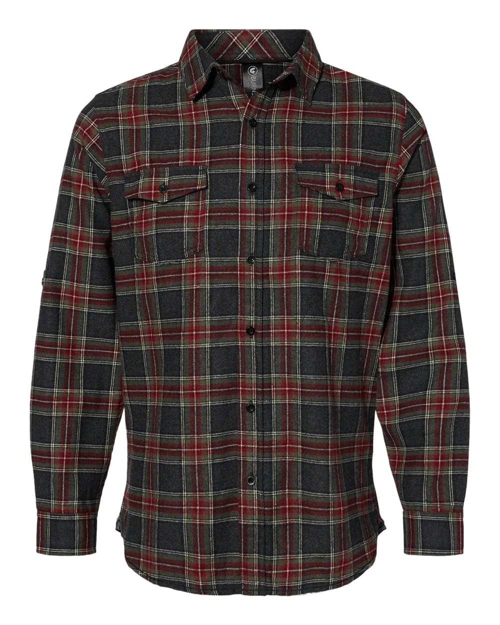 Burnside - Men's Yarn-Dyed Long Sleeve Flannel Shirt