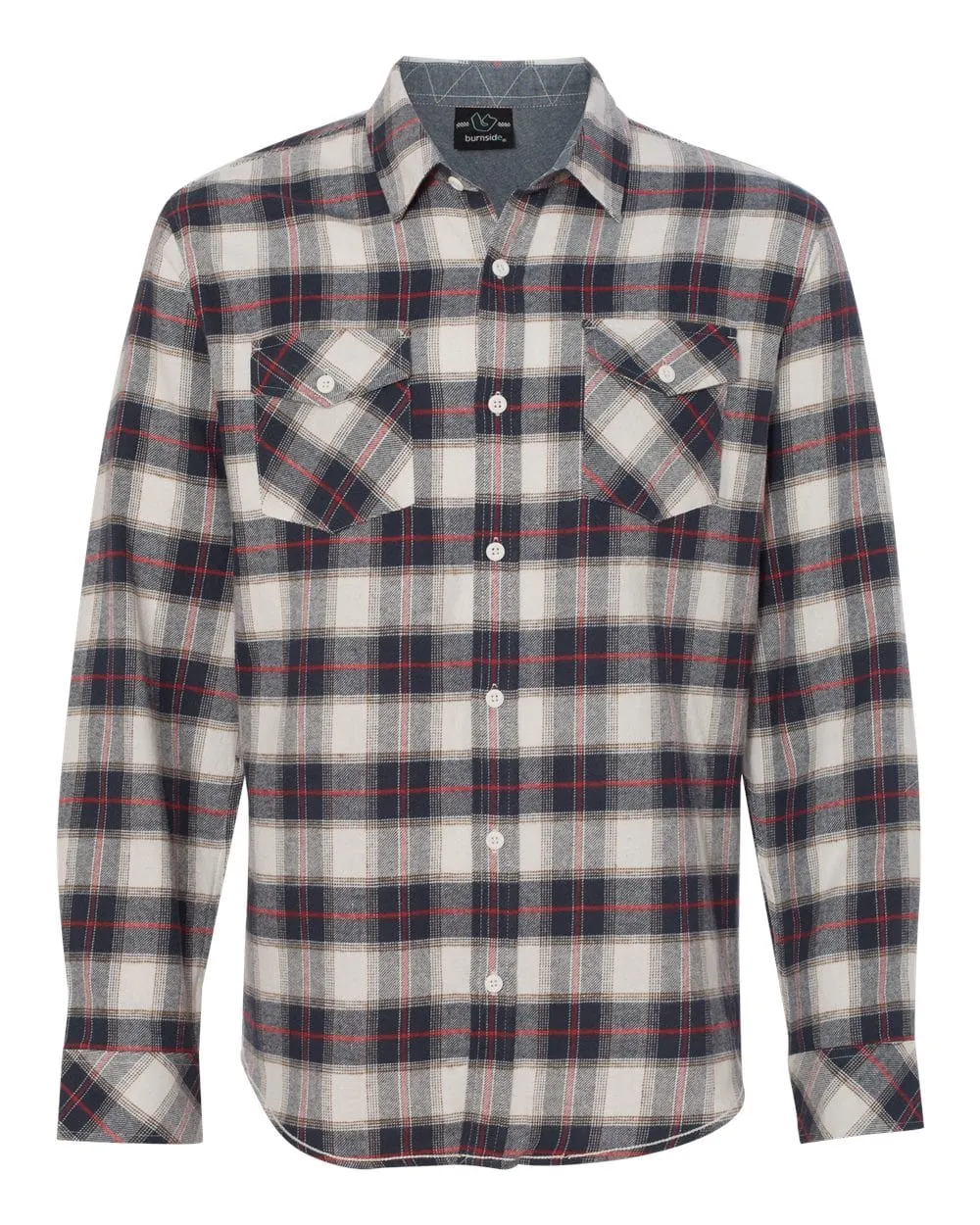 Burnside - Men's Yarn-Dyed Long Sleeve Flannel Shirt