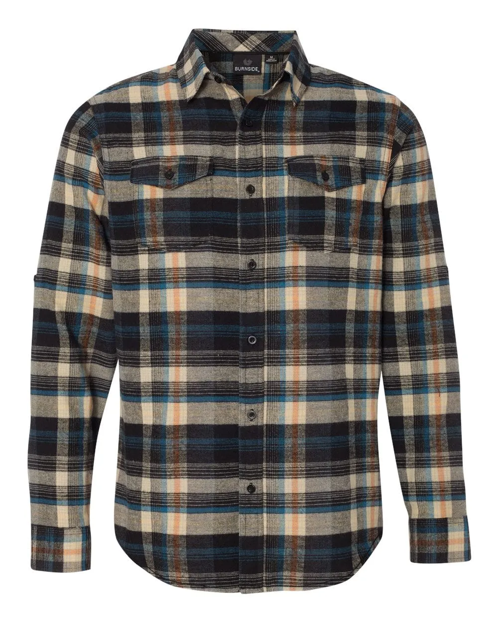 Burnside - Men's Yarn-Dyed Long Sleeve Flannel Shirt