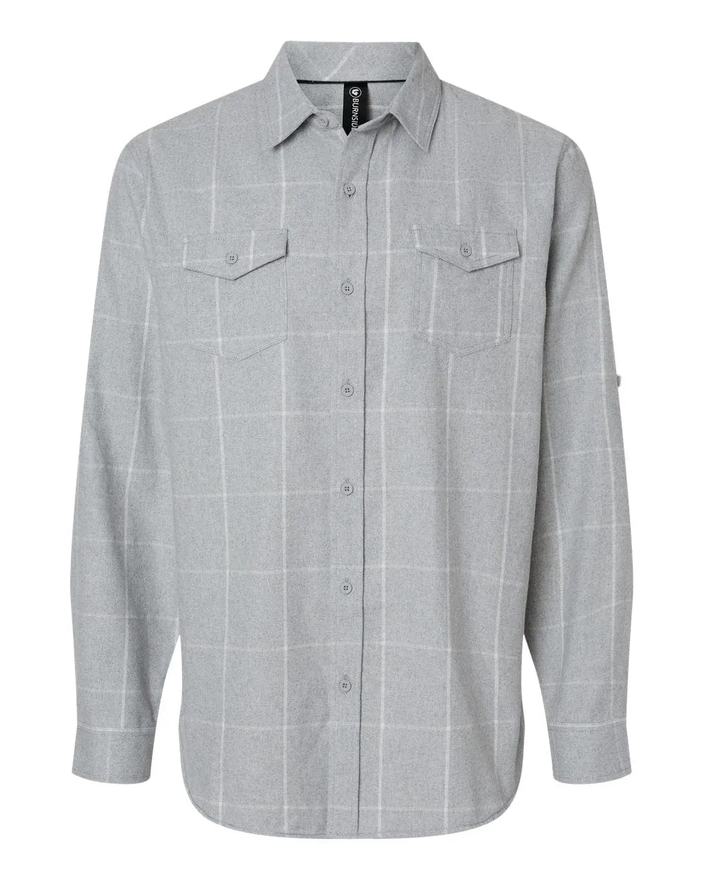 Burnside - Men's Yarn-Dyed Long Sleeve Flannel Shirt