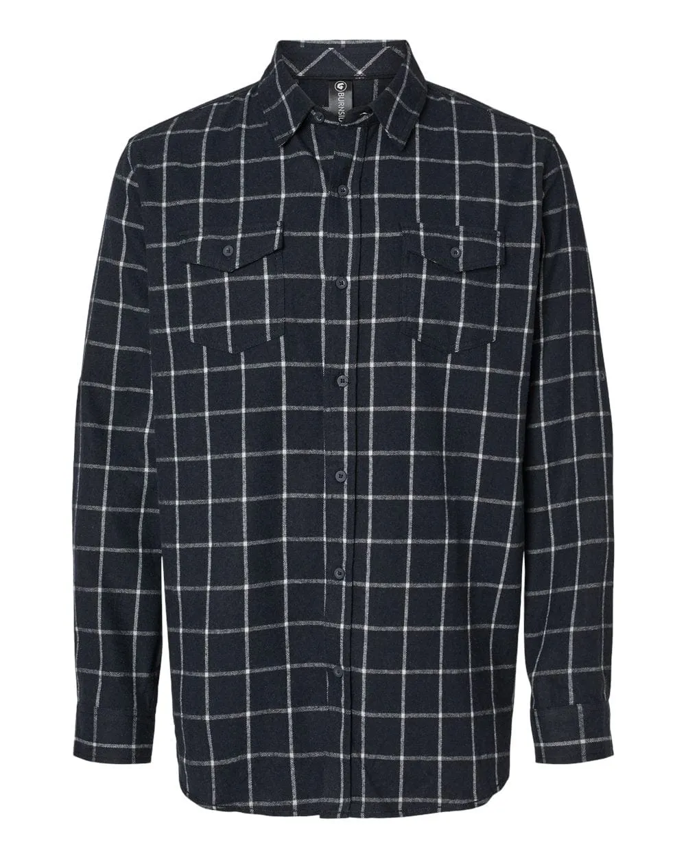 Burnside - Men's Yarn-Dyed Long Sleeve Flannel Shirt