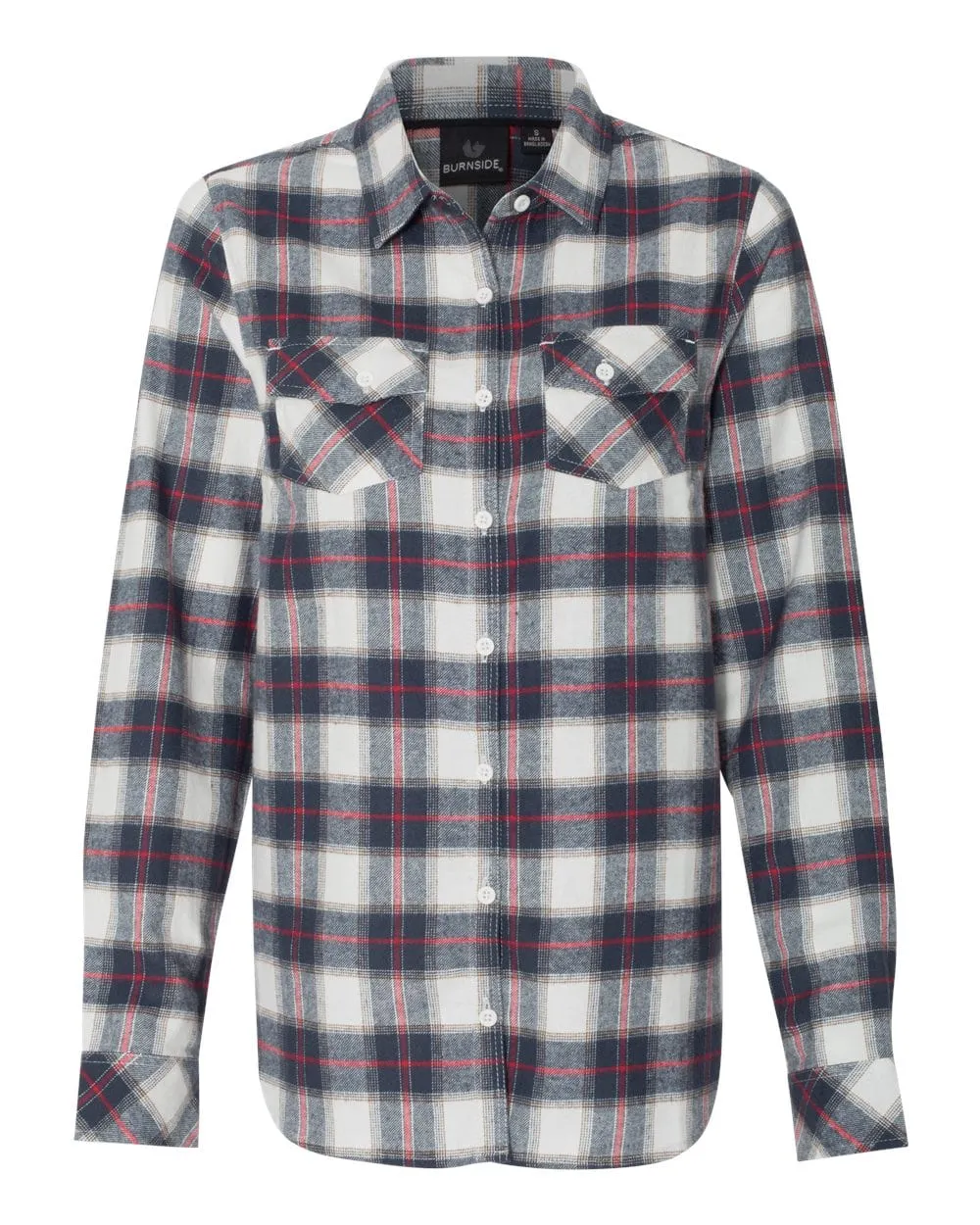 Burnside - Women's Yarn-Dyed Long Sleeve Flannel Shirt