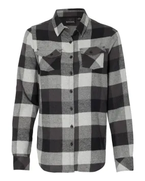 Burnside - Women's Yarn-Dyed Long Sleeve Flannel Shirt