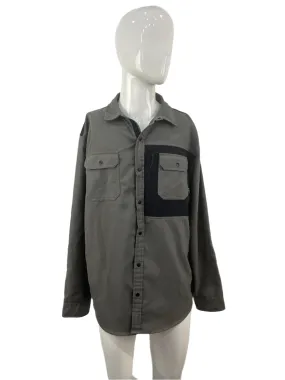 Burton Gris Matte Button Up Pocket Flannel