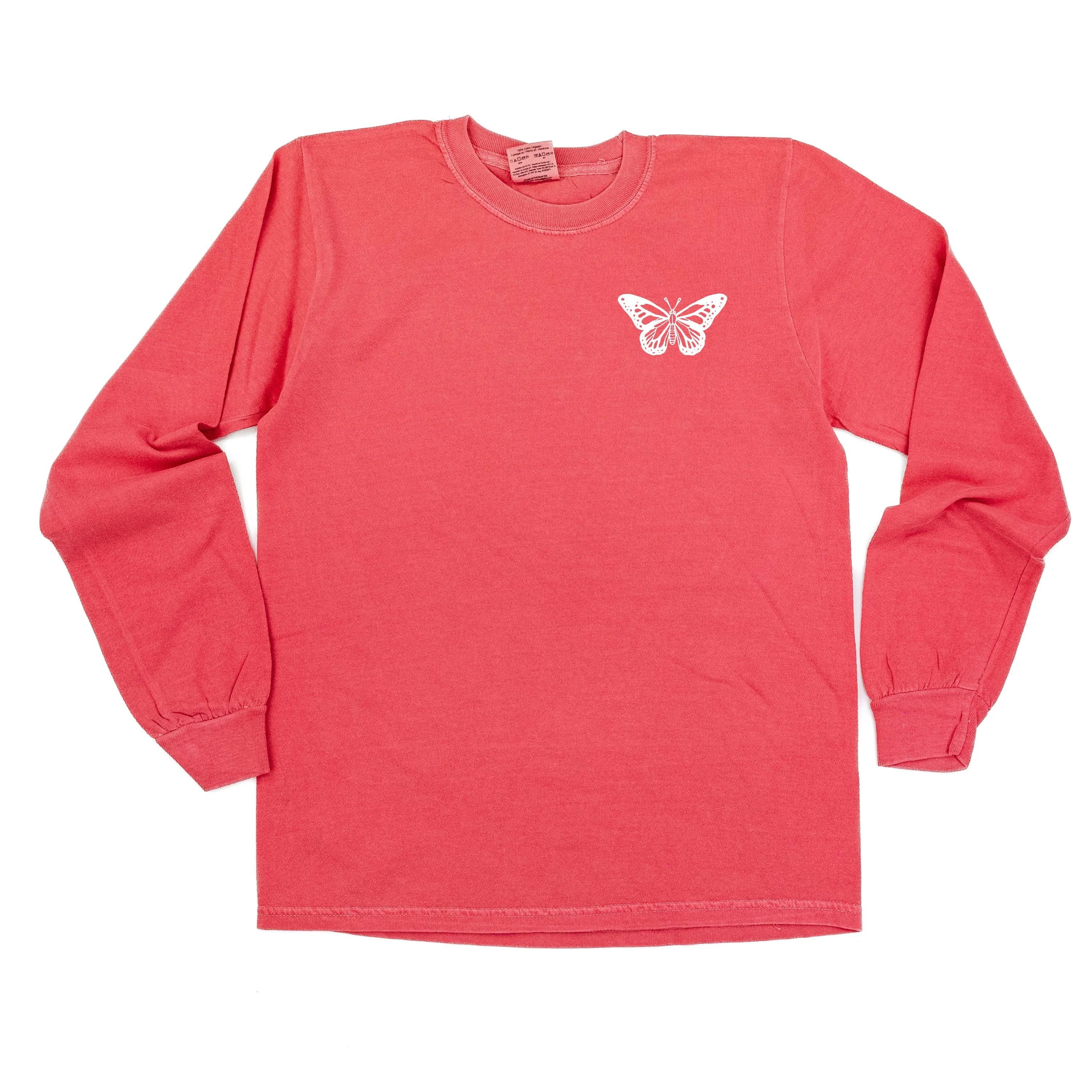 BUTTERFLY - LONG SLEEVE COMFORT COLORS TEE